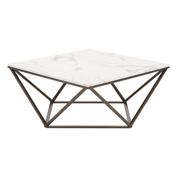 47.2" X 23.6" X 17.7" White Coffee Table