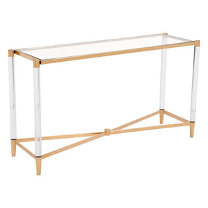 52" X 16" X 27" Undeniable Chic Console Table