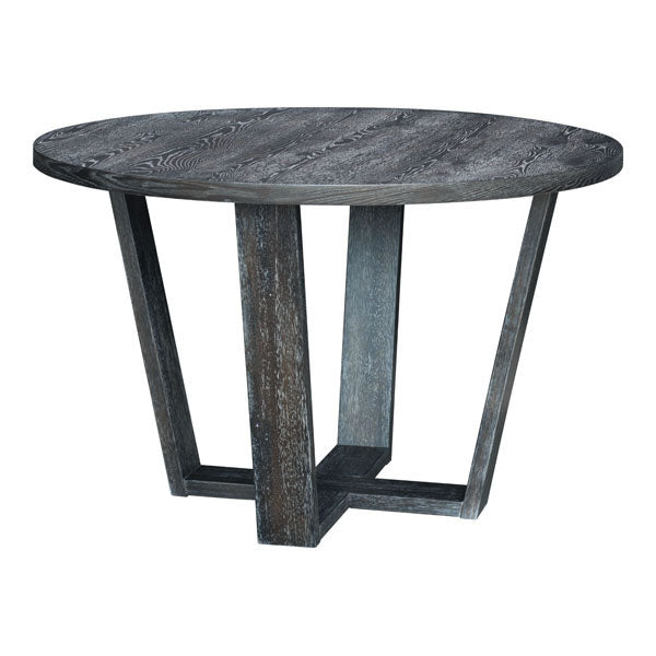 50" X 50" X 3" Gray Skyline Round Dining Table