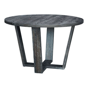 50" X 50" X 3" Gray Skyline Round Dining Table