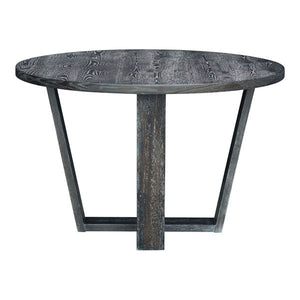 50" X 50" X 3" Gray Skyline Round Dining Table
