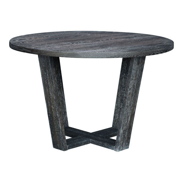 50" X 50" X 3" Gray Skyline Round Dining Table