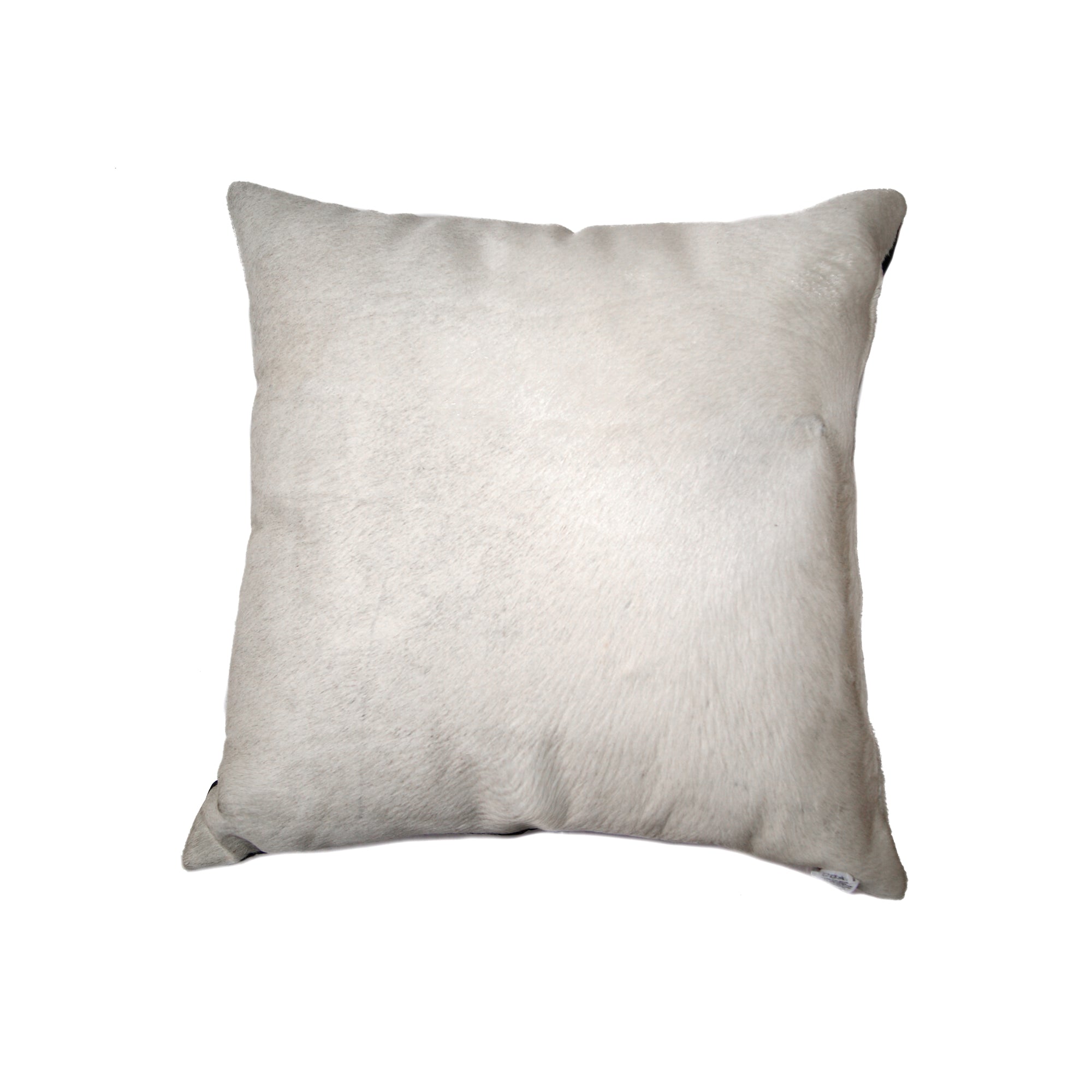 18" x 18" x 5" Off White Cowhide - Pillow