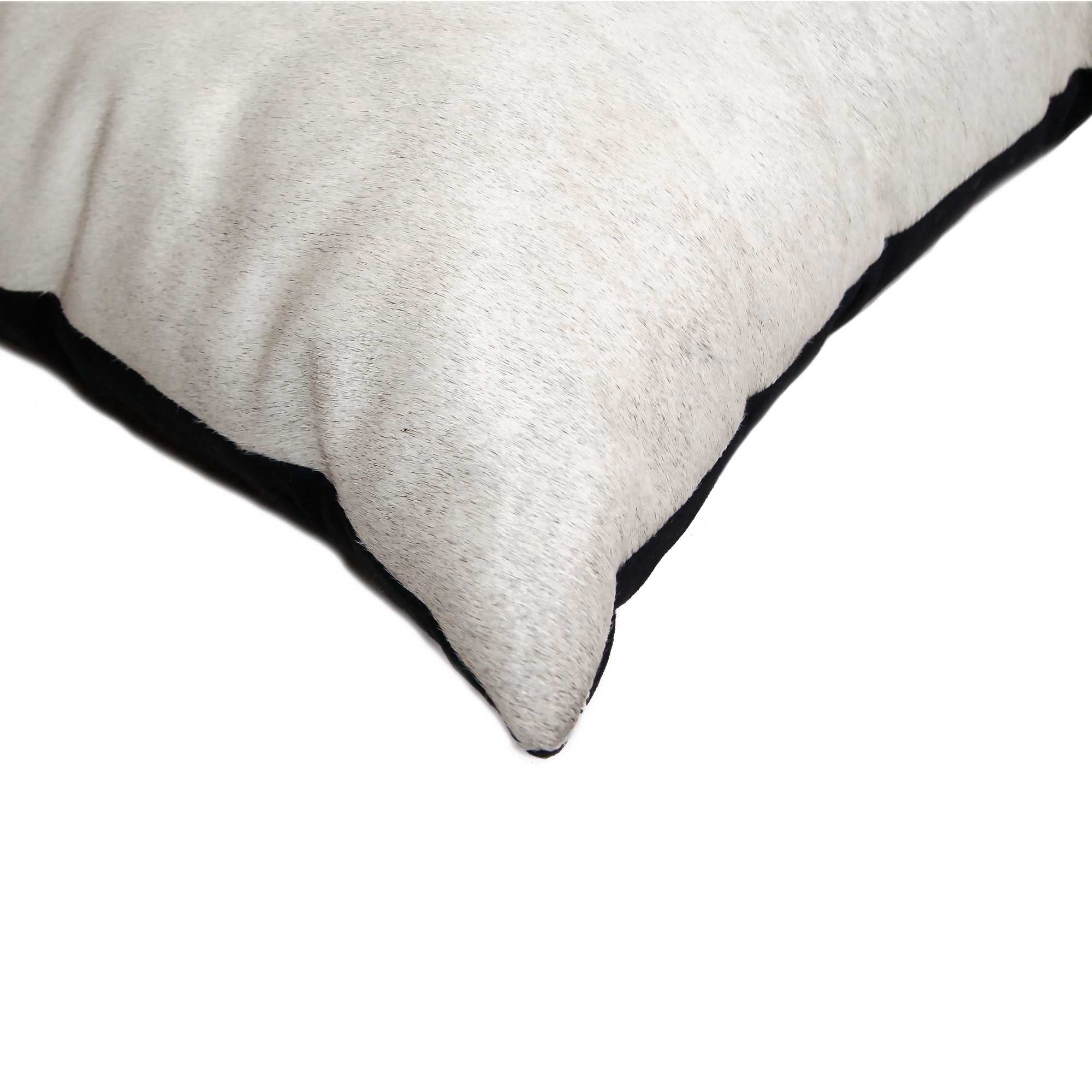 18" x 18" x 5" Off White Cowhide - Pillow
