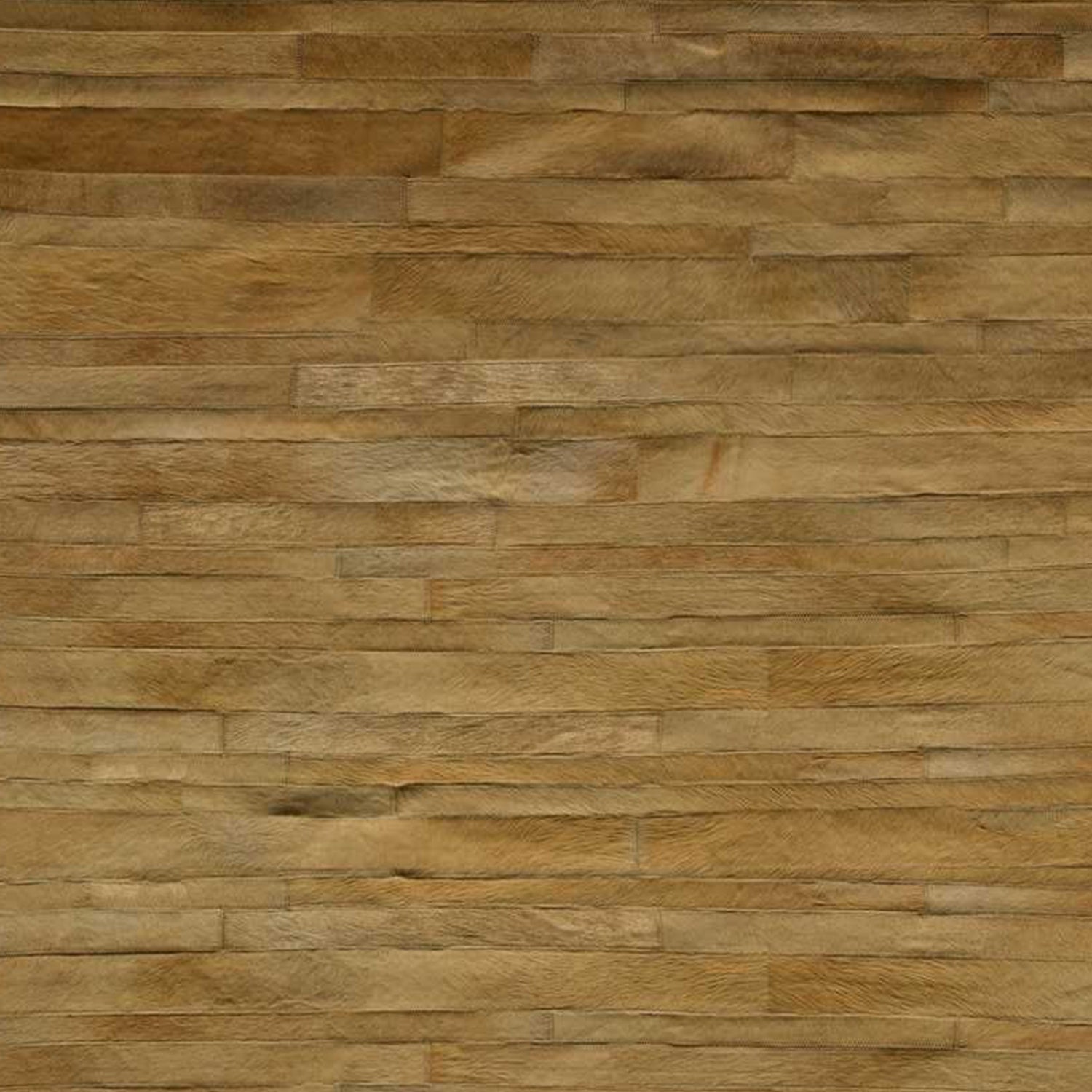 60" x 96" Tricolor, 4" Square Patches, Cowhide - Area Rug