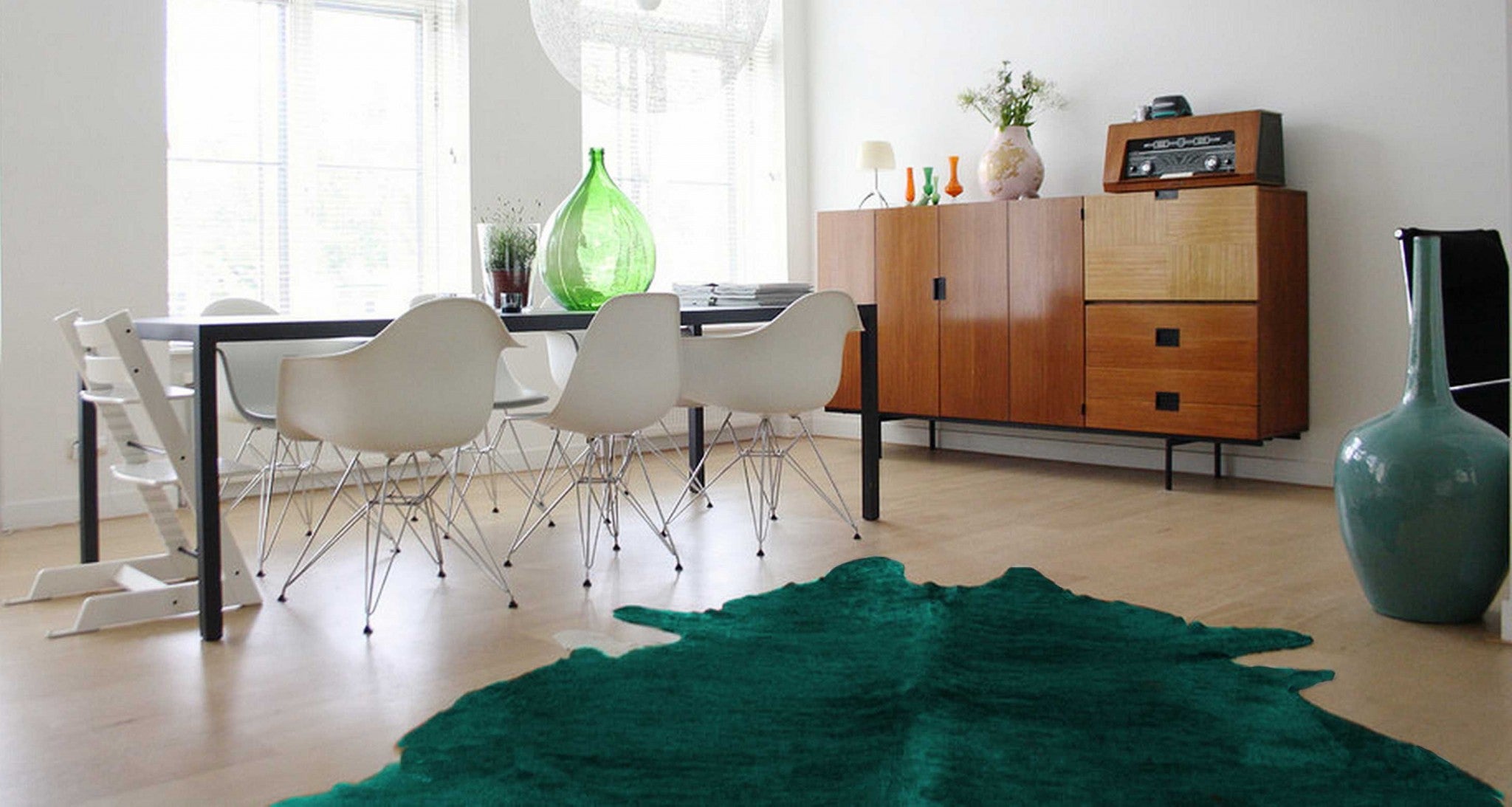 72" x 84" Verde, Cowhide - Rug