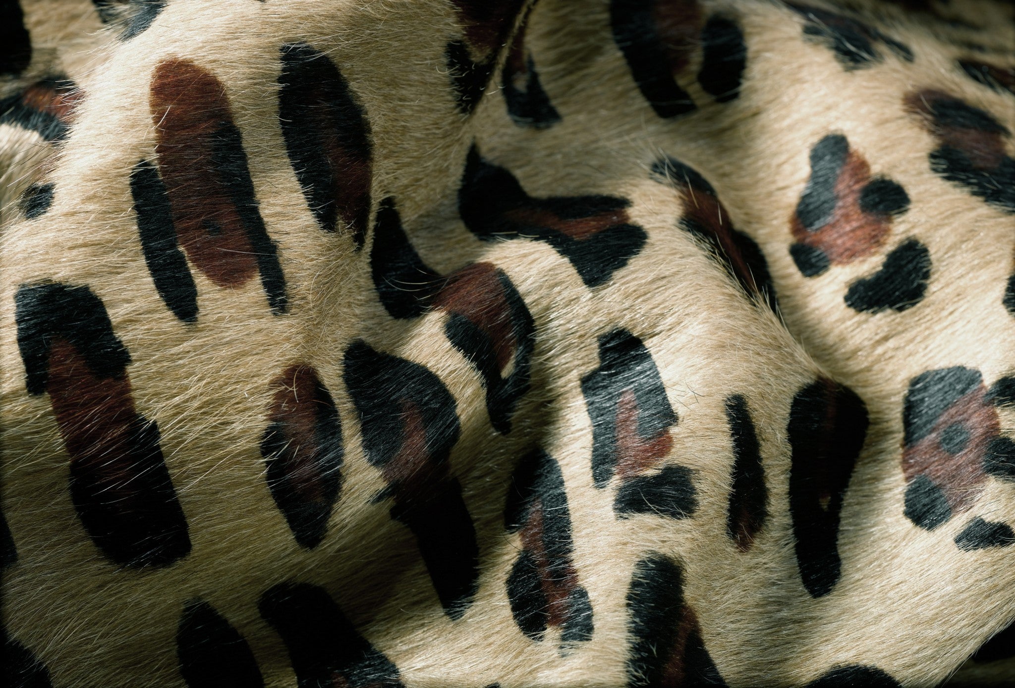 72" x 84" Leopard, Cowhide - Rug