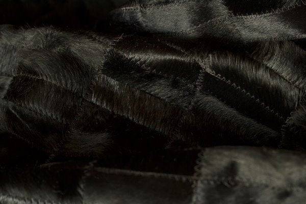 60" x 96" Tan, Cowhide Stitched - Area Rug