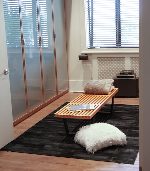 60" x 96" Tan, Cowhide Stitched - Area Rug