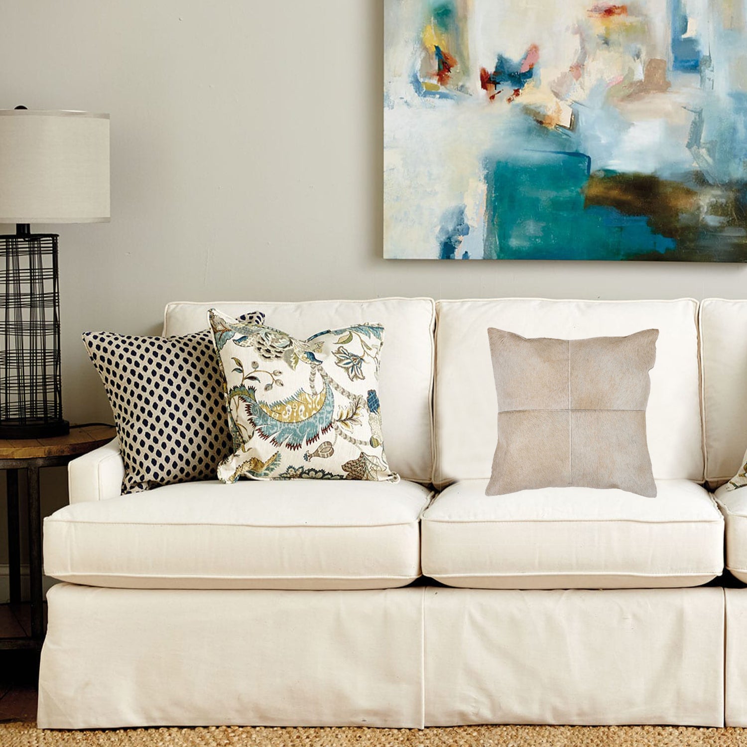 18" x 18" x 5" Natural Quattro - Pillow