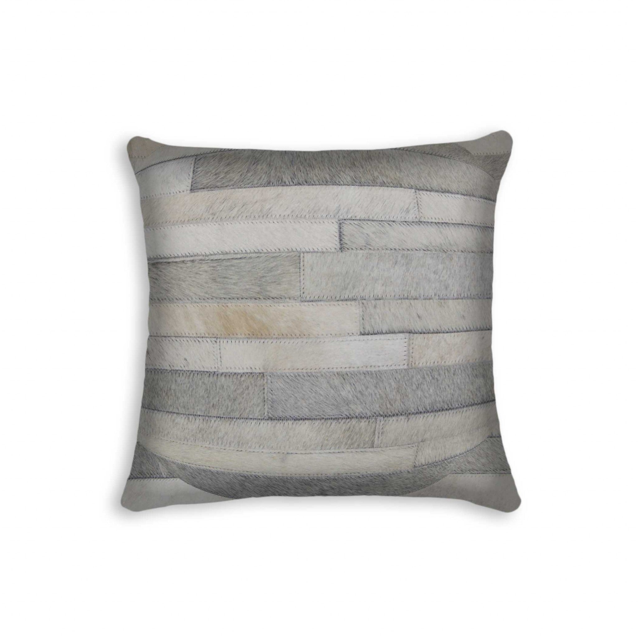 18" x 18" x 5" Gray - Pillow