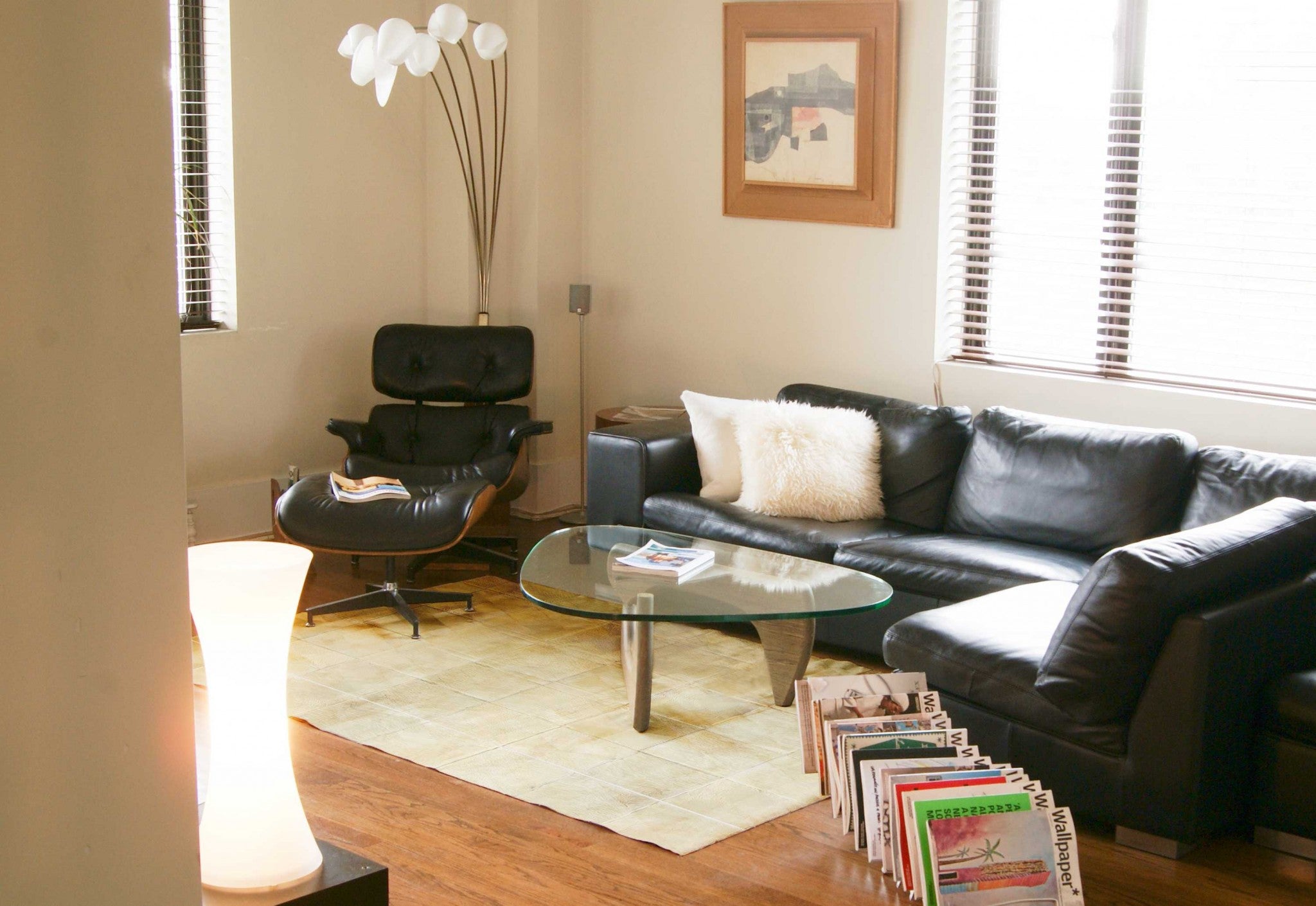 96" x 120" Natural, 10" Square Patches, Cowhide - Area Rug