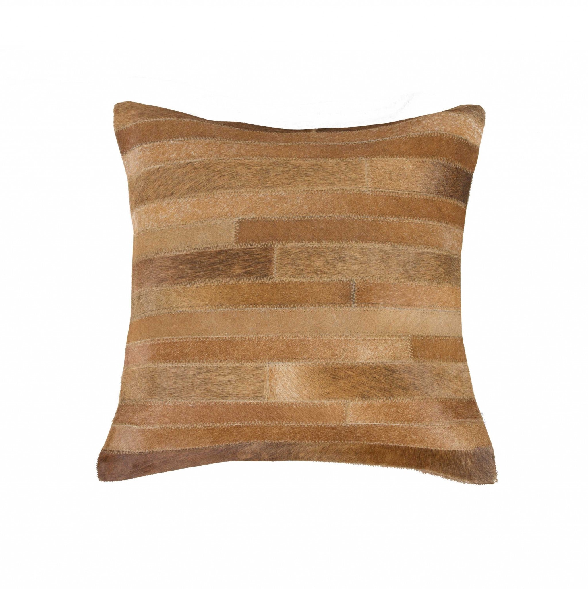 18" x 18" x 5" Brown - Pillow