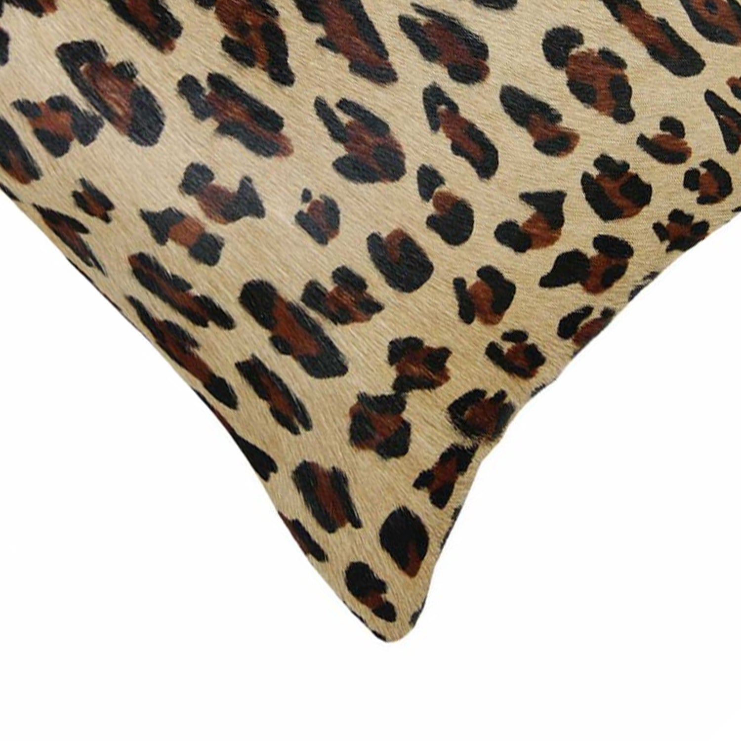 12" x 20" x 5" Leopard Cowhide - Pillow