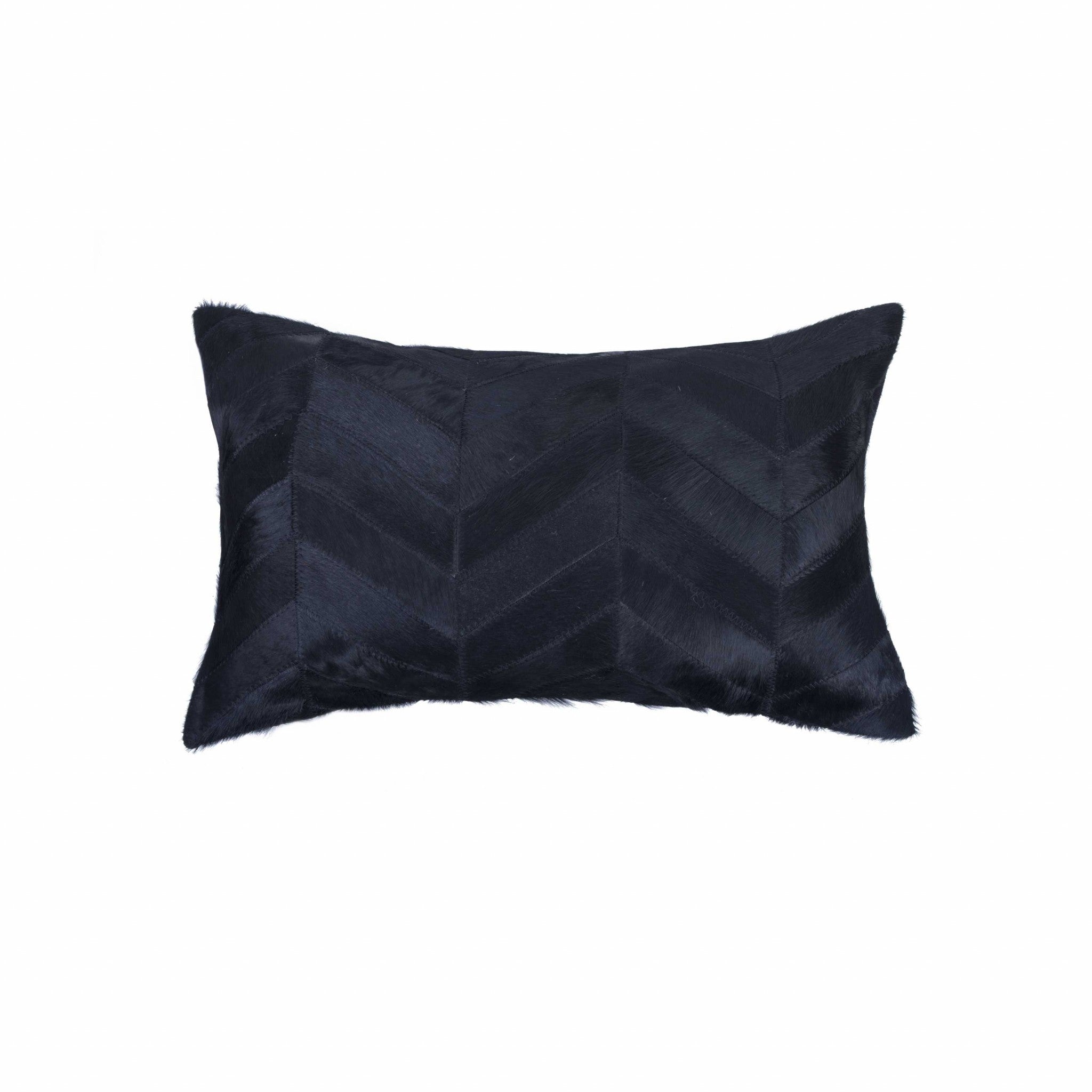 12" x 20" x 5" Black - Pillow
