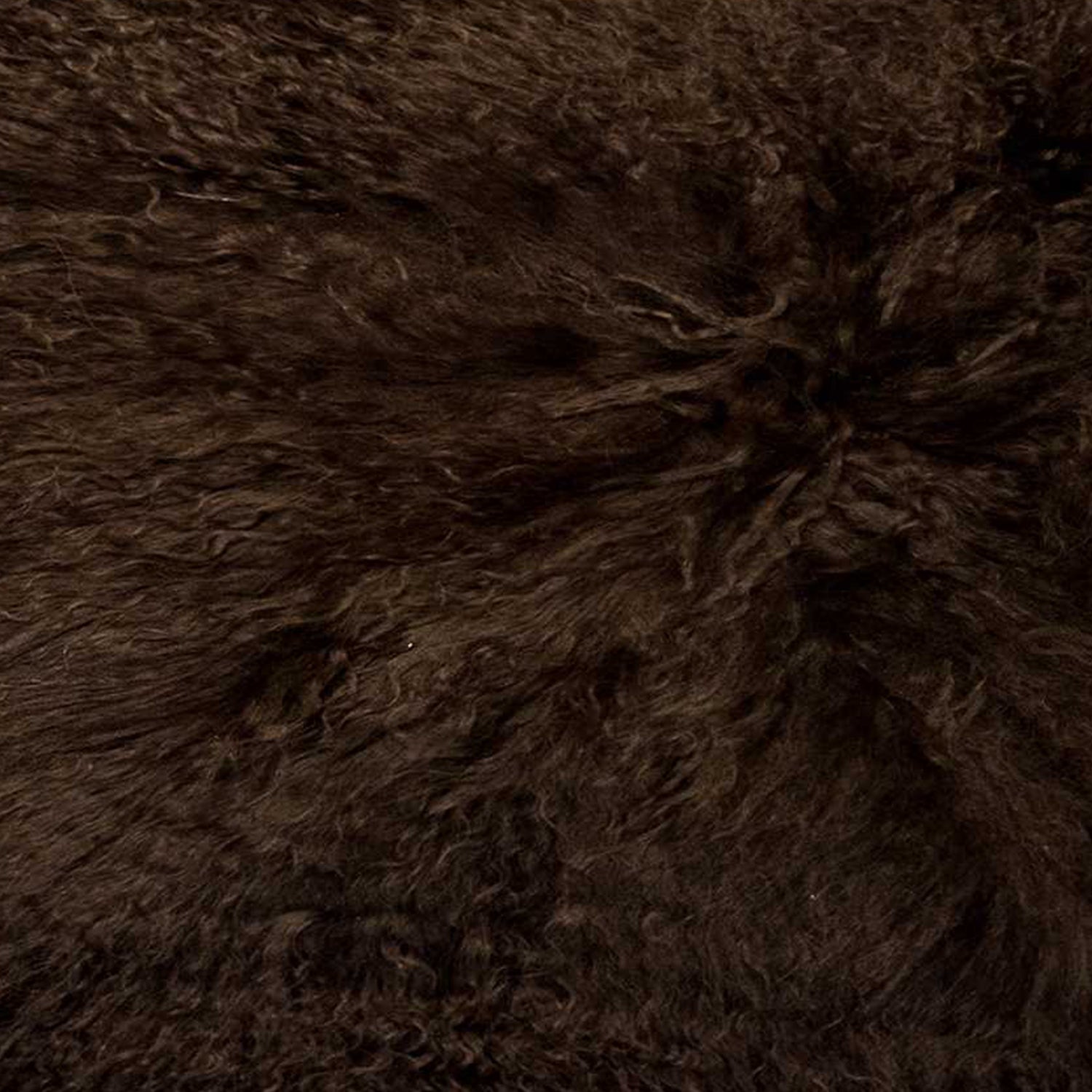 12" x 20" x 5" Chocolate Sheepskin - Pillow