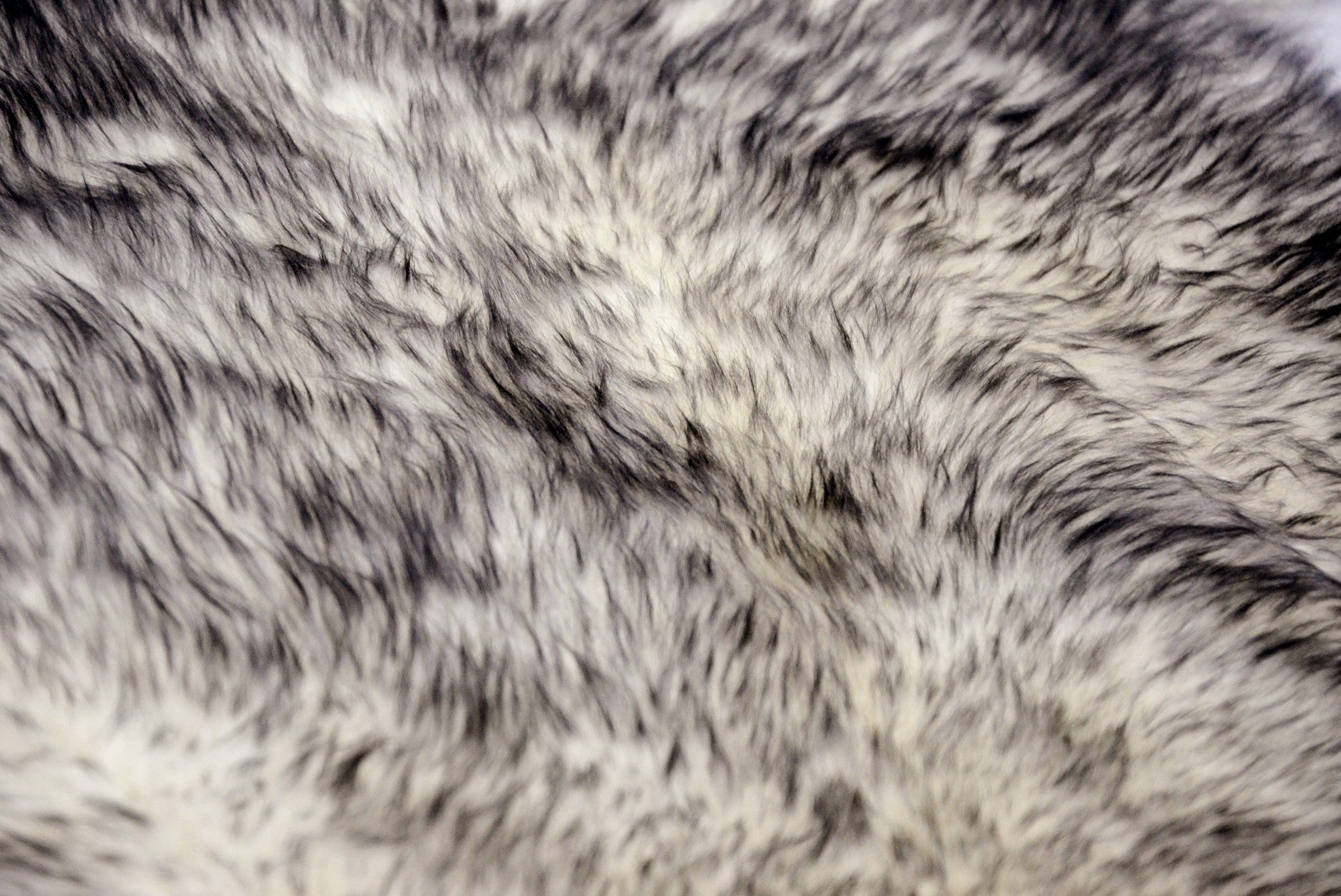 72" x 72" x 2" Gradient Gray, Octo Sheepskin - Area Rug