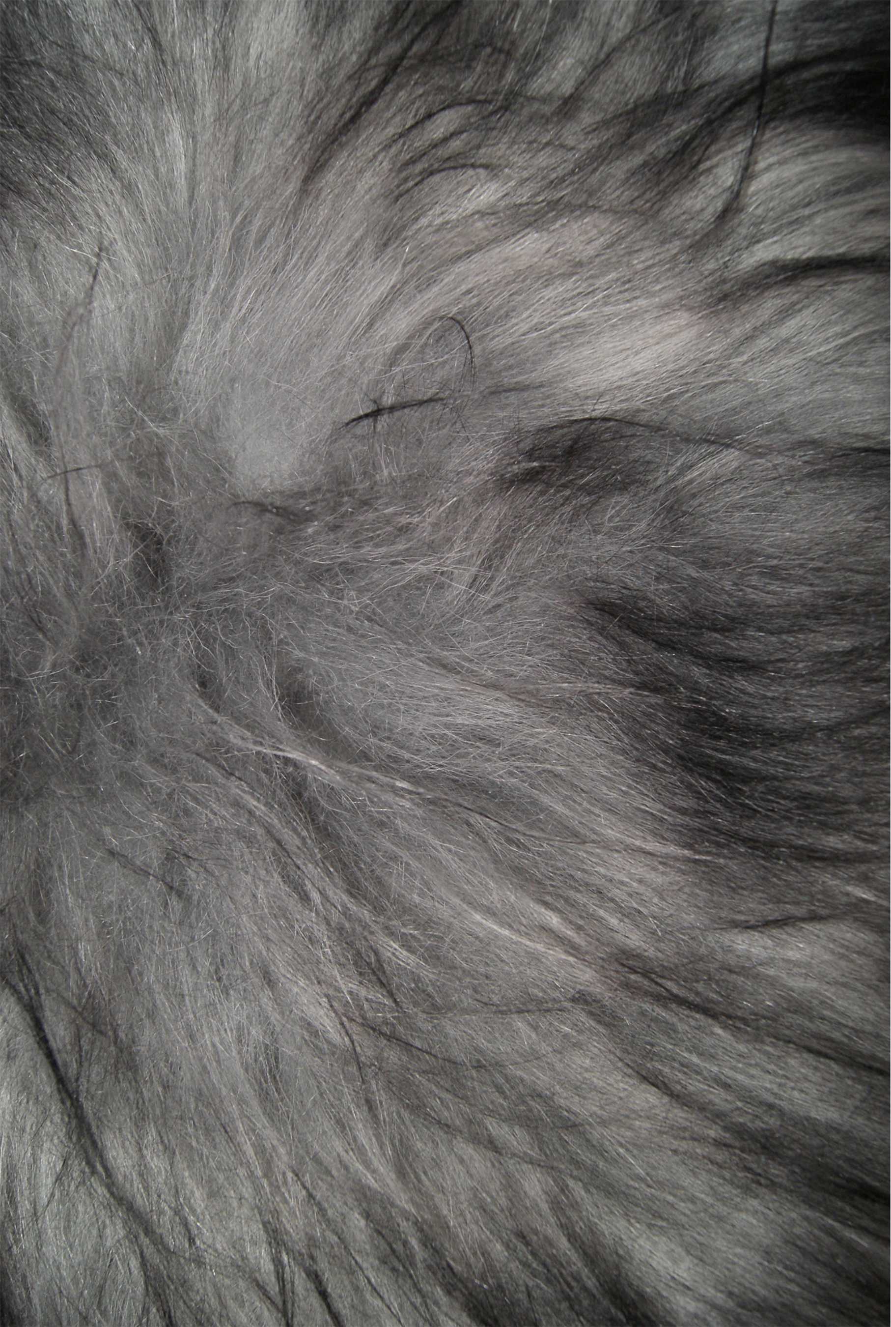 15" x 15" x 2" Metallic Silver, Sheepskin, Square - Chair Pad
