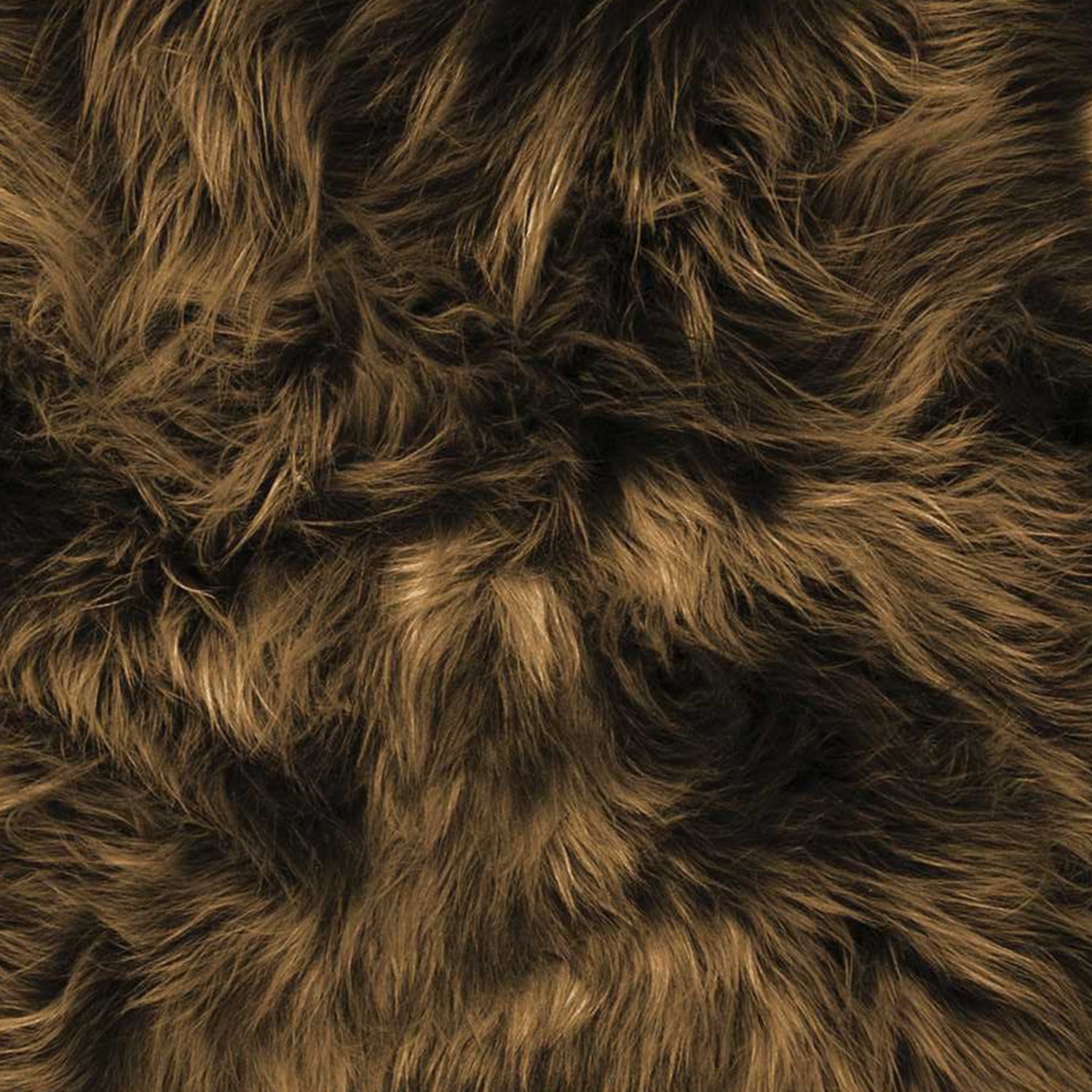 24" x 36" x 1.5" x 2" Fox Sheepskin Single Long-Haired - Area Rug