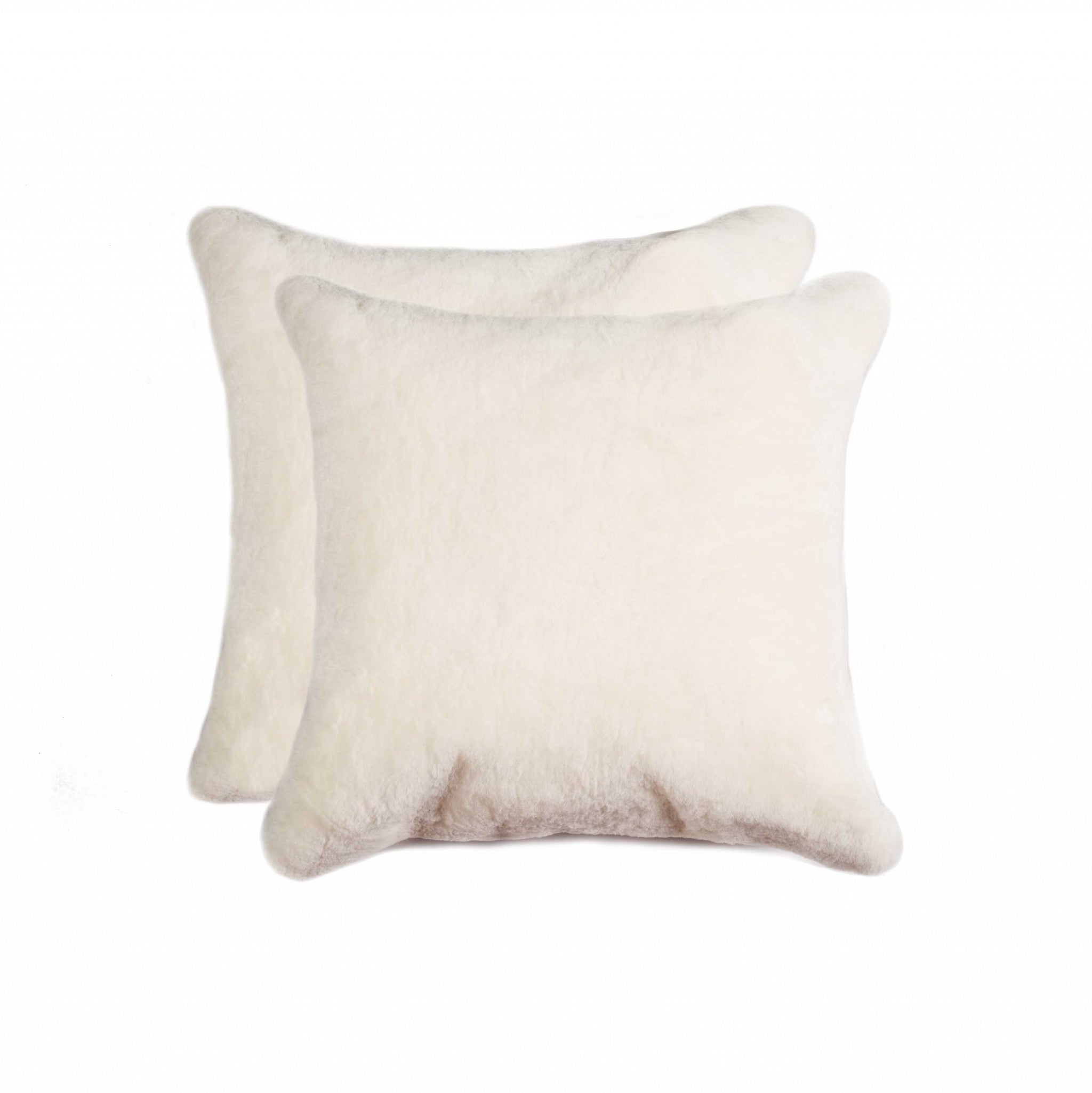 18" x 18" x 5" Natural Sheepskin - Pillow