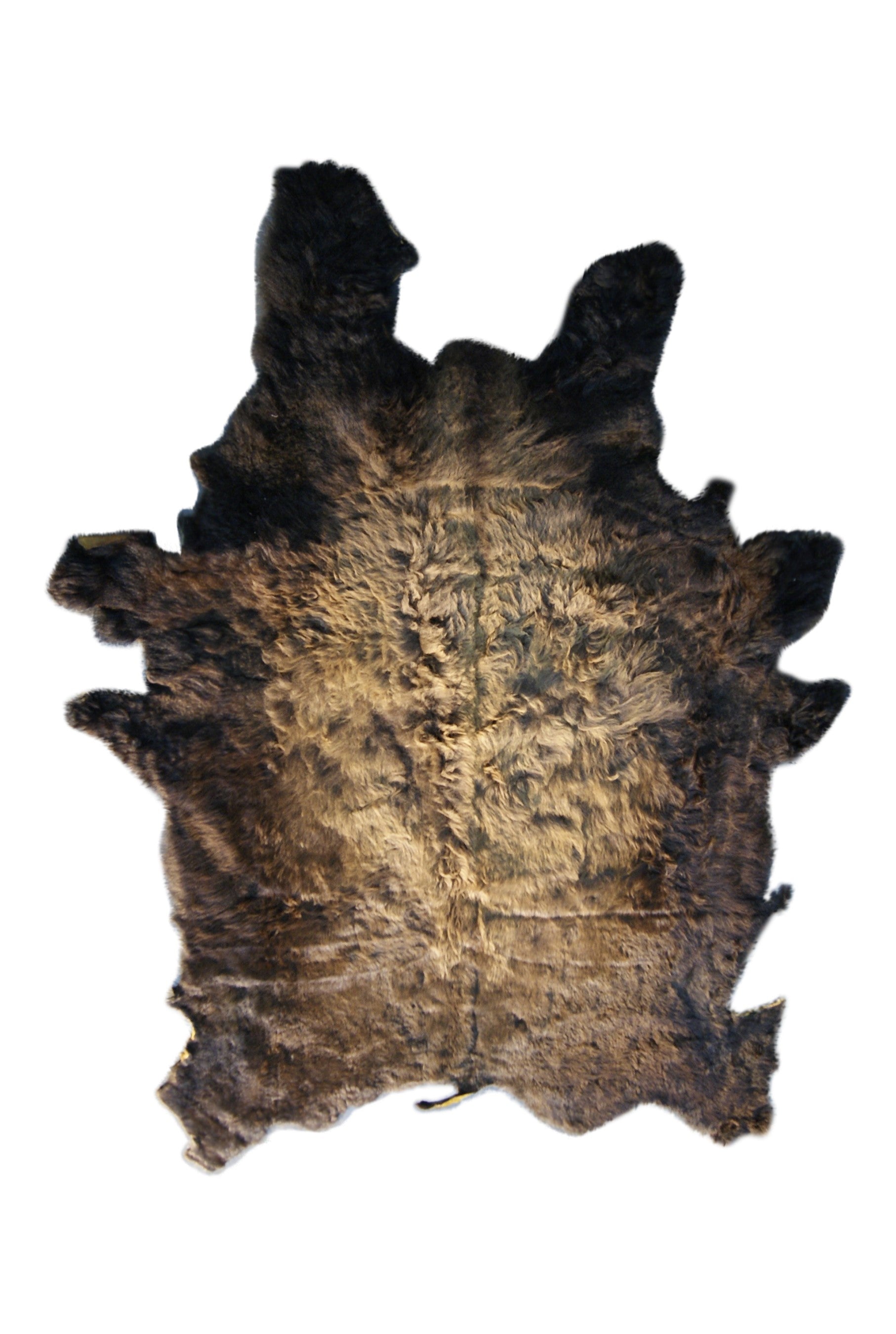 60" x 96" Brown, Buffalo Hide - Area Rug