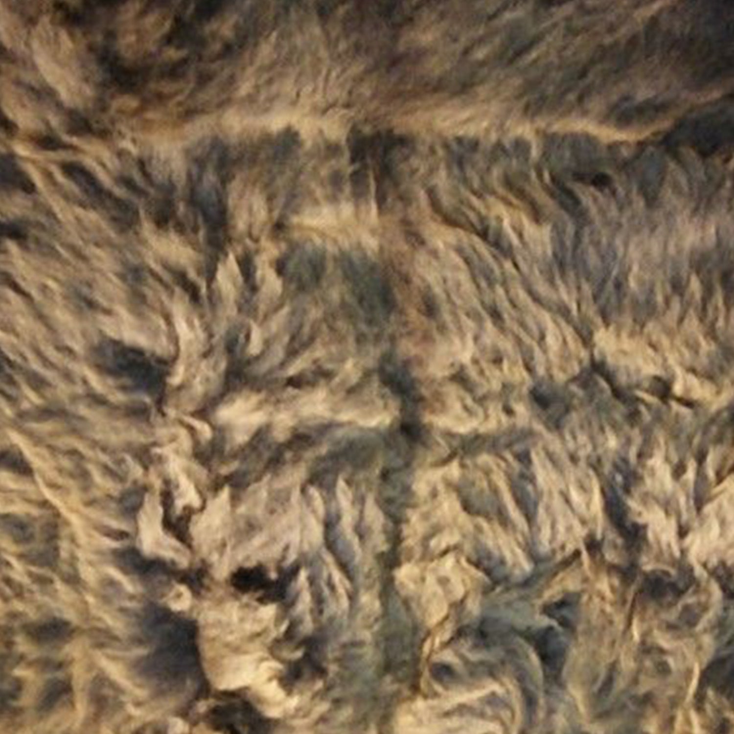 60" x 96" Brown, Buffalo Hide - Area Rug
