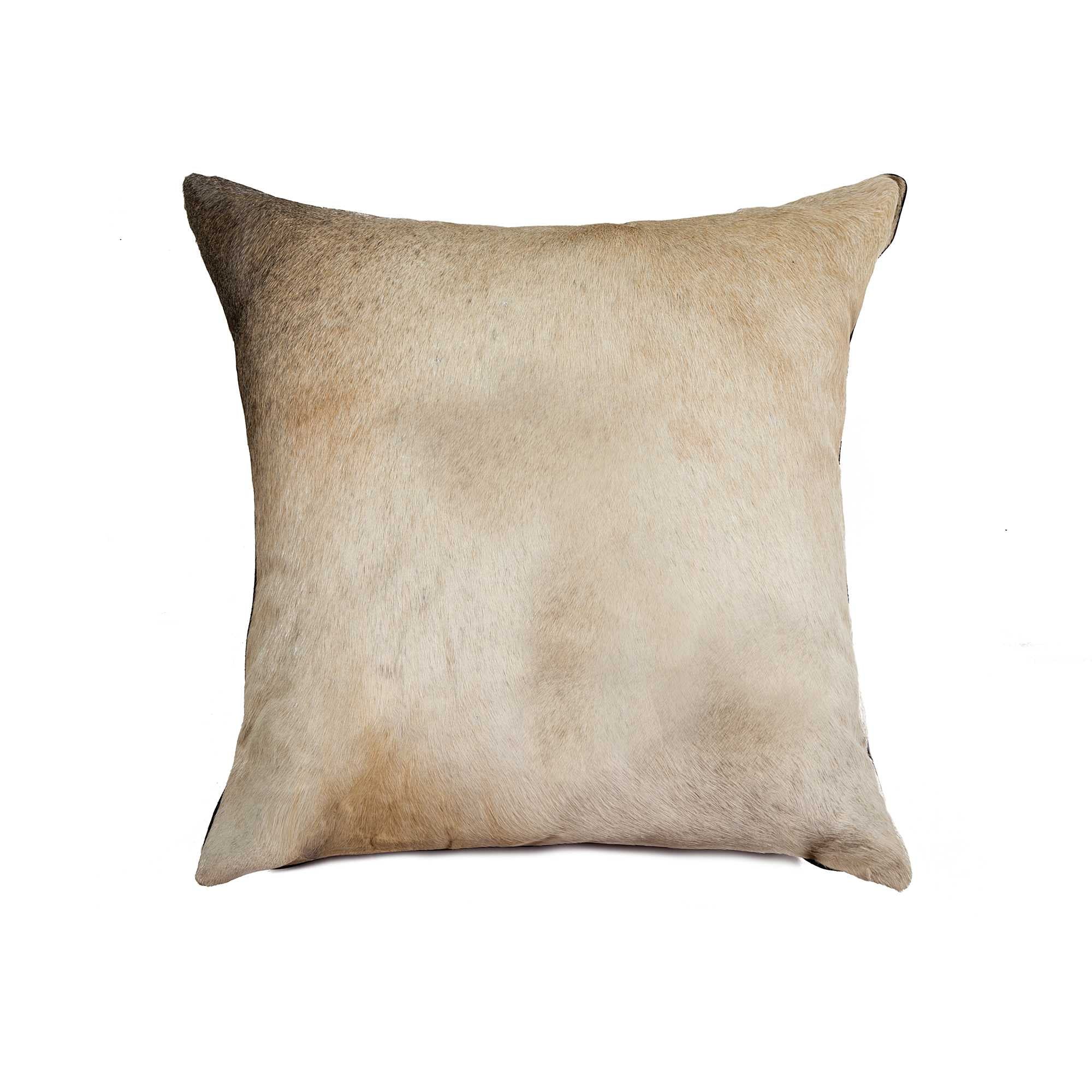 18" x 18" x 5" Zebu Cowhide - Pillow