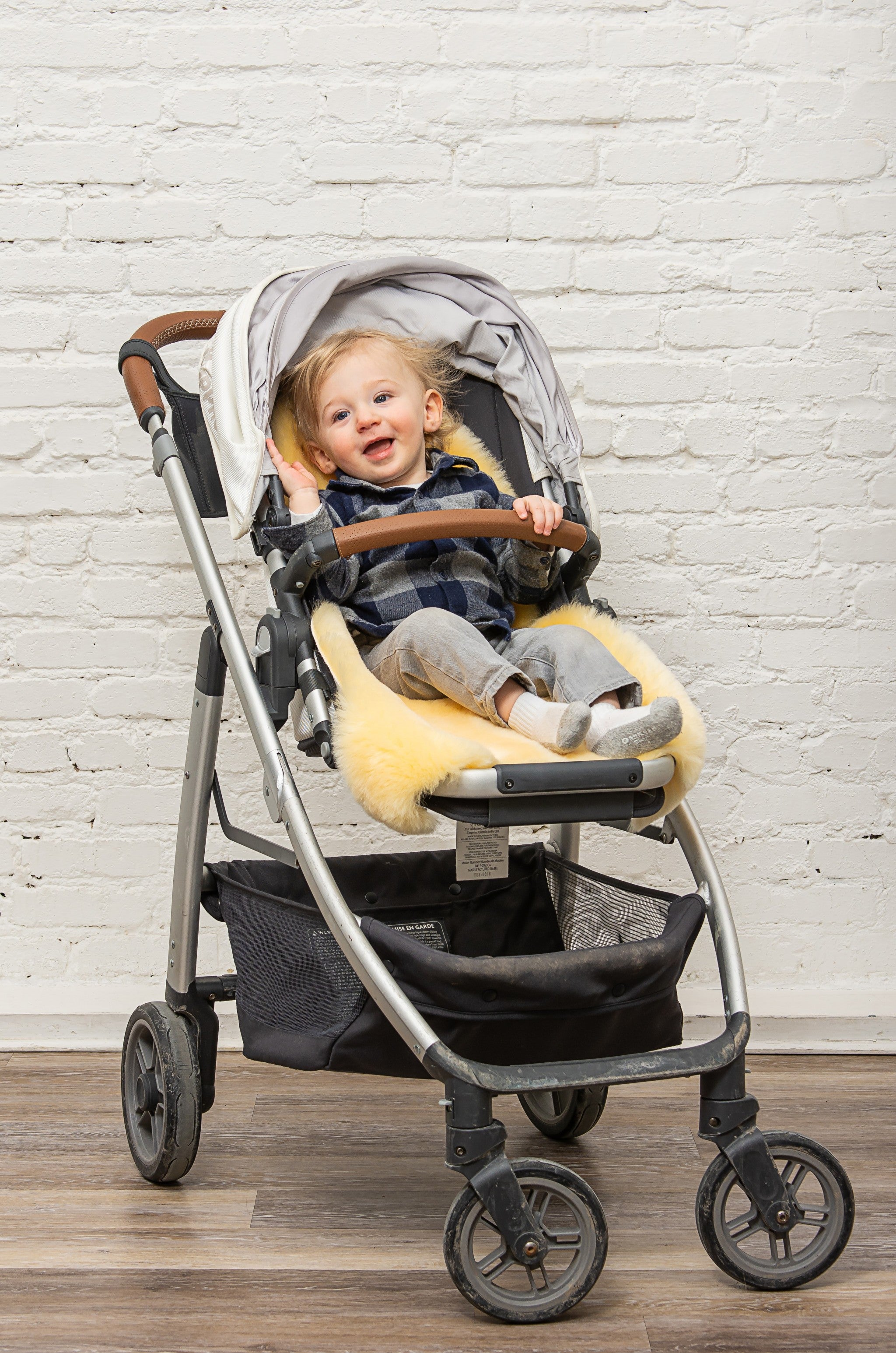 24" x 36" x 2" Cream, Cozy Baby, Medium, Lambskin - Play-Rug