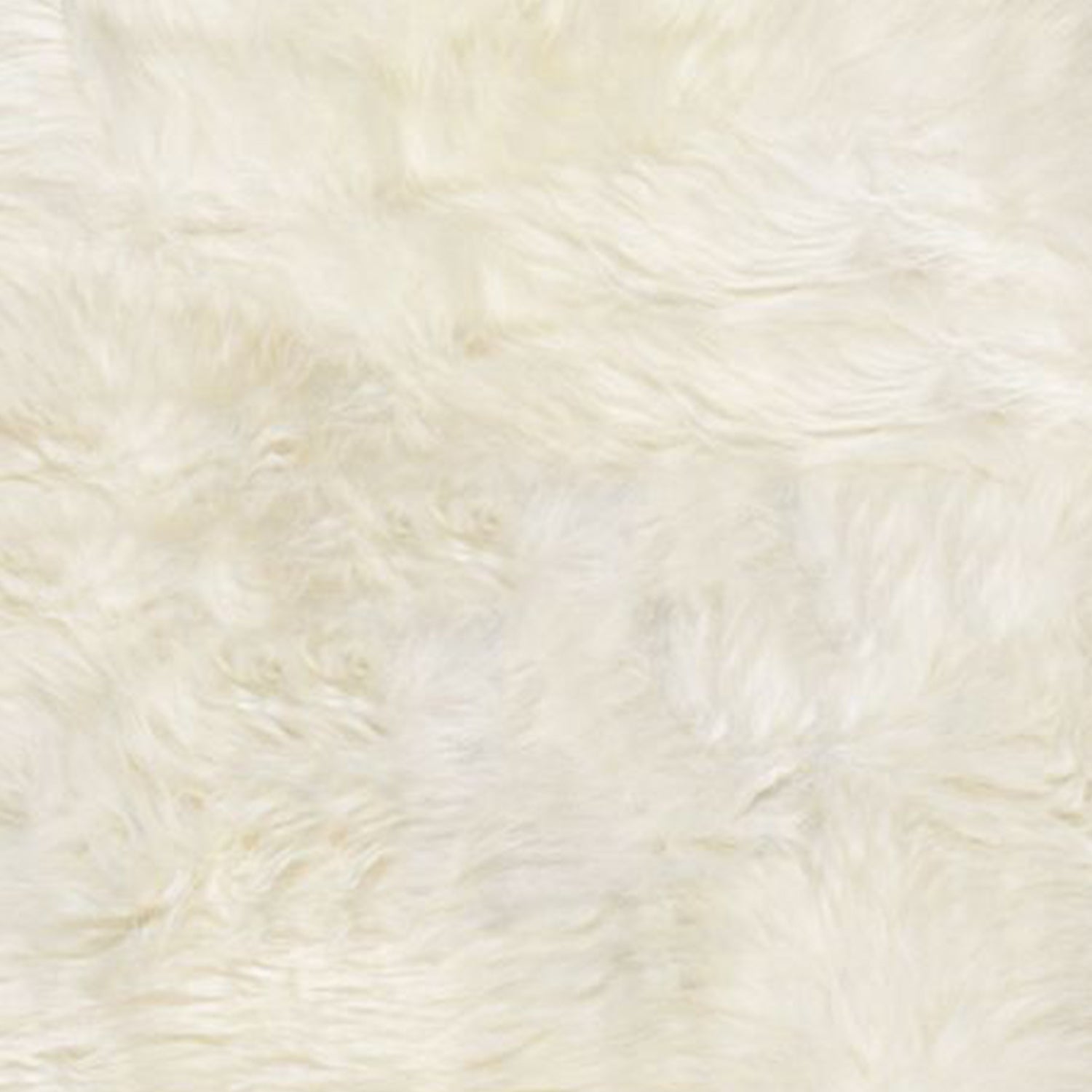 14" x 14" x 11" White Short-Hair Sheepskin - Floor Cushion