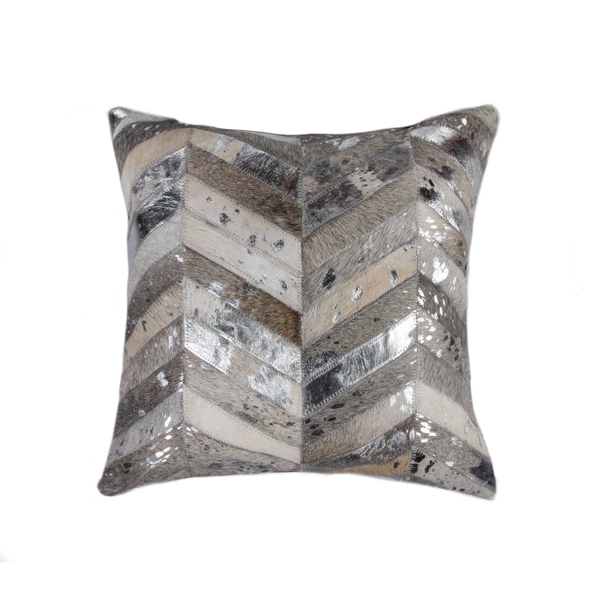 18" x 18" x 5" Silver - Pillow