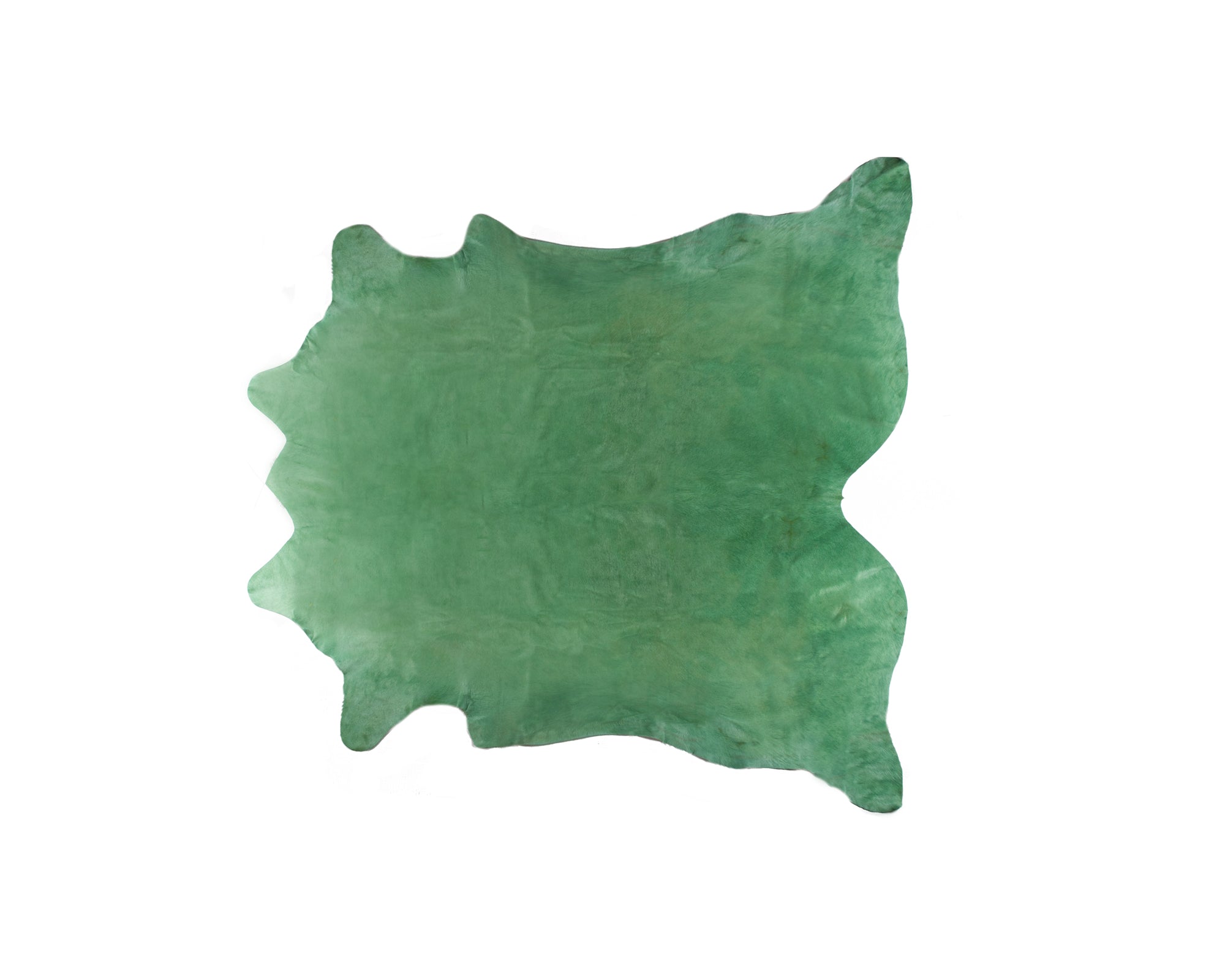 72" x 84" Light Green, Cowhide - Rug