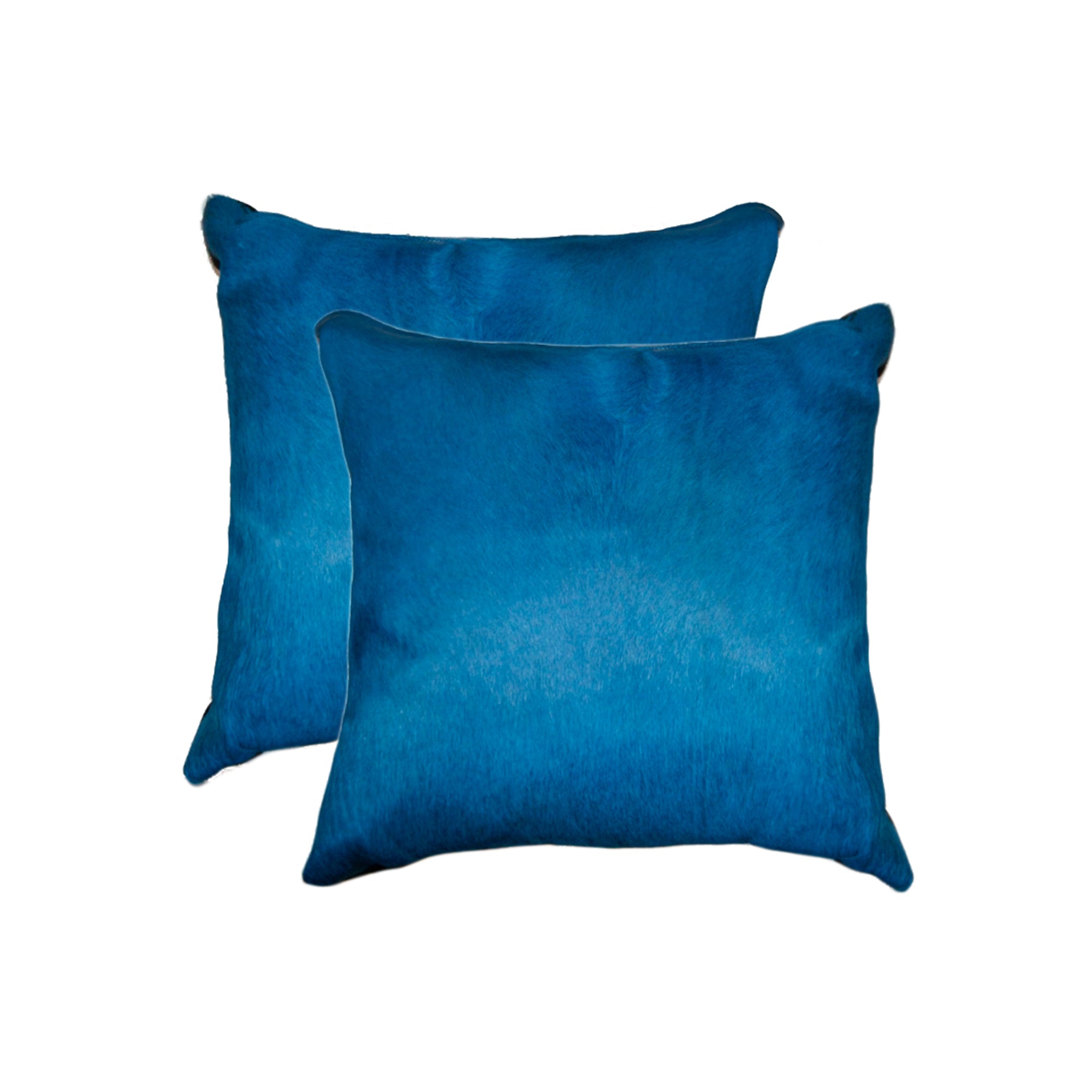 18" x 18" x 5" Royal Blue, Cowhide - Pillow  2-Pack