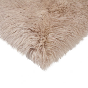 16" x 16" Taupe, Sheepskin - Seat/Chair Cover