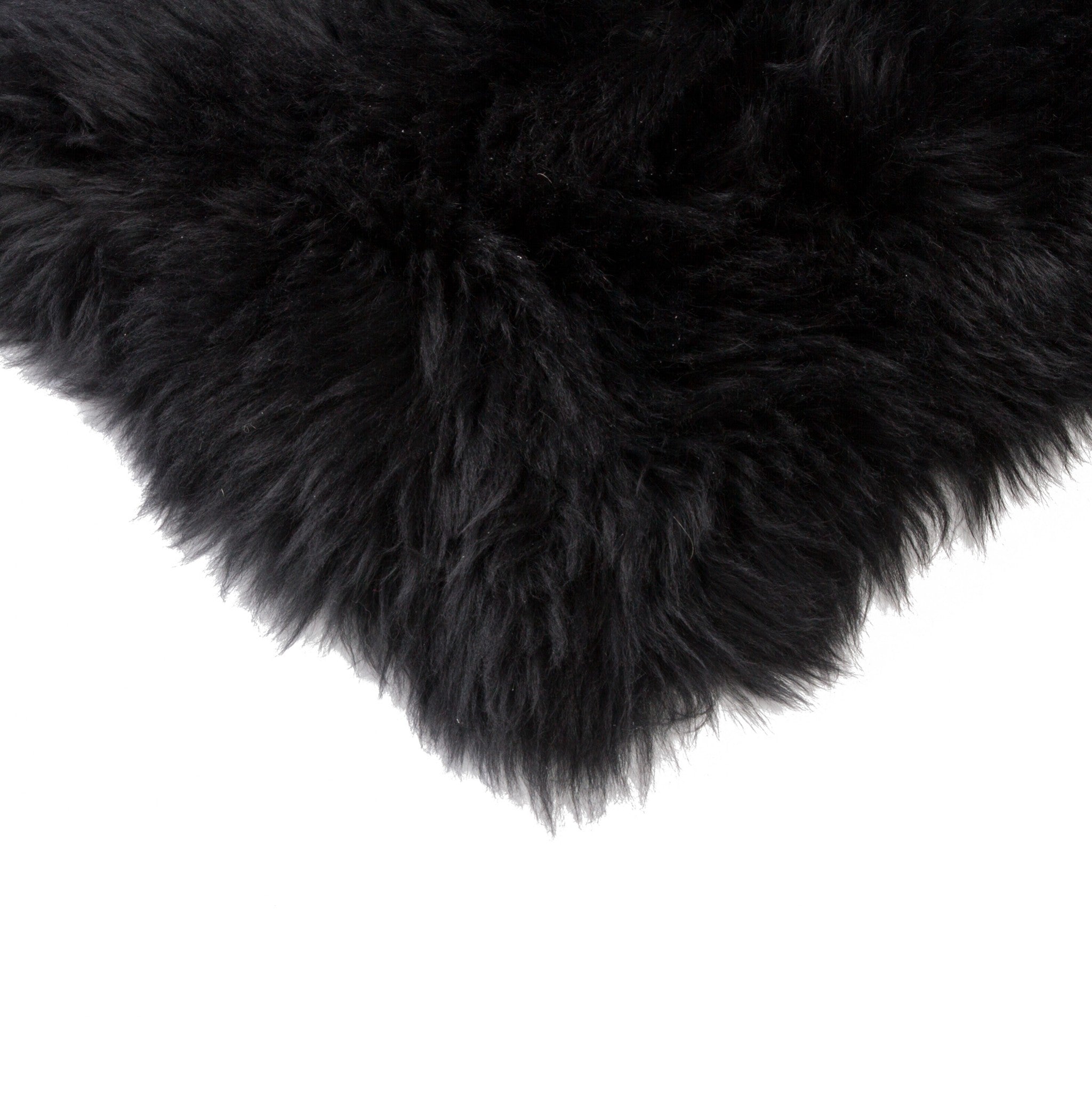 17" x 17" Black, Sheepskin  - Seat/Chair Cover