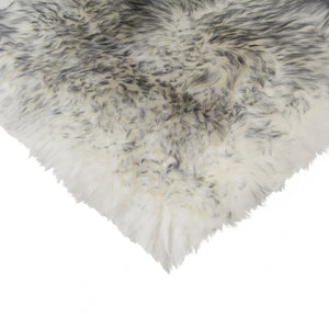 16" X 16" Gradient Gray, Sheepskin - Seat/Chair Cover