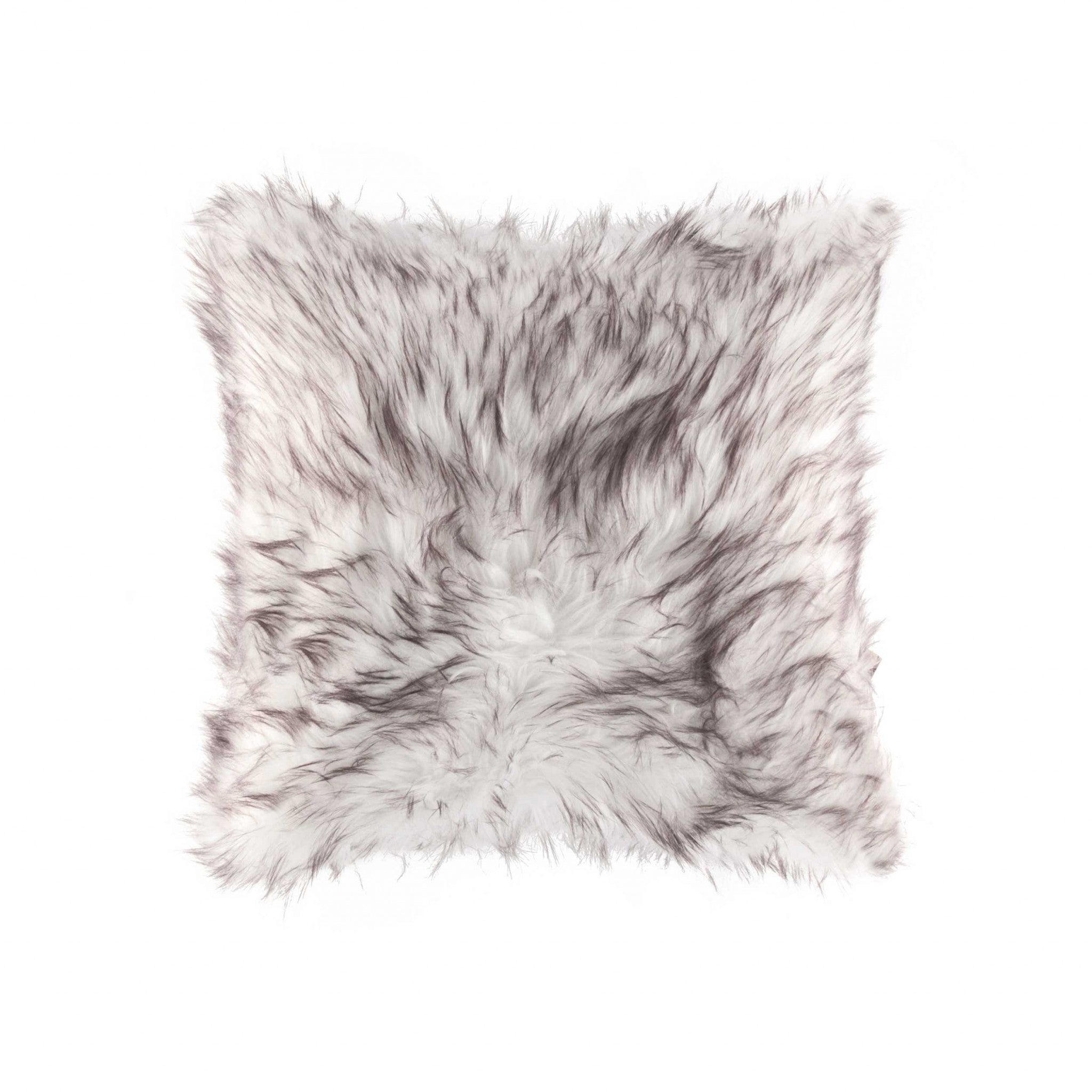 18" x 18" x 5" Gradient Chocolate Faux Fur - Pillow