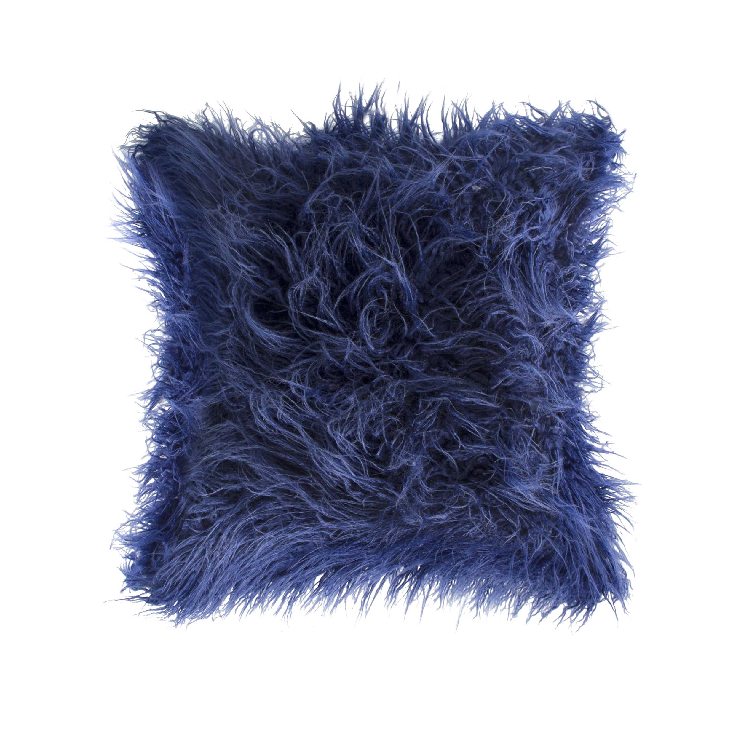 20" x 20" x 5" Ink Faux Sheepskin - Pillow