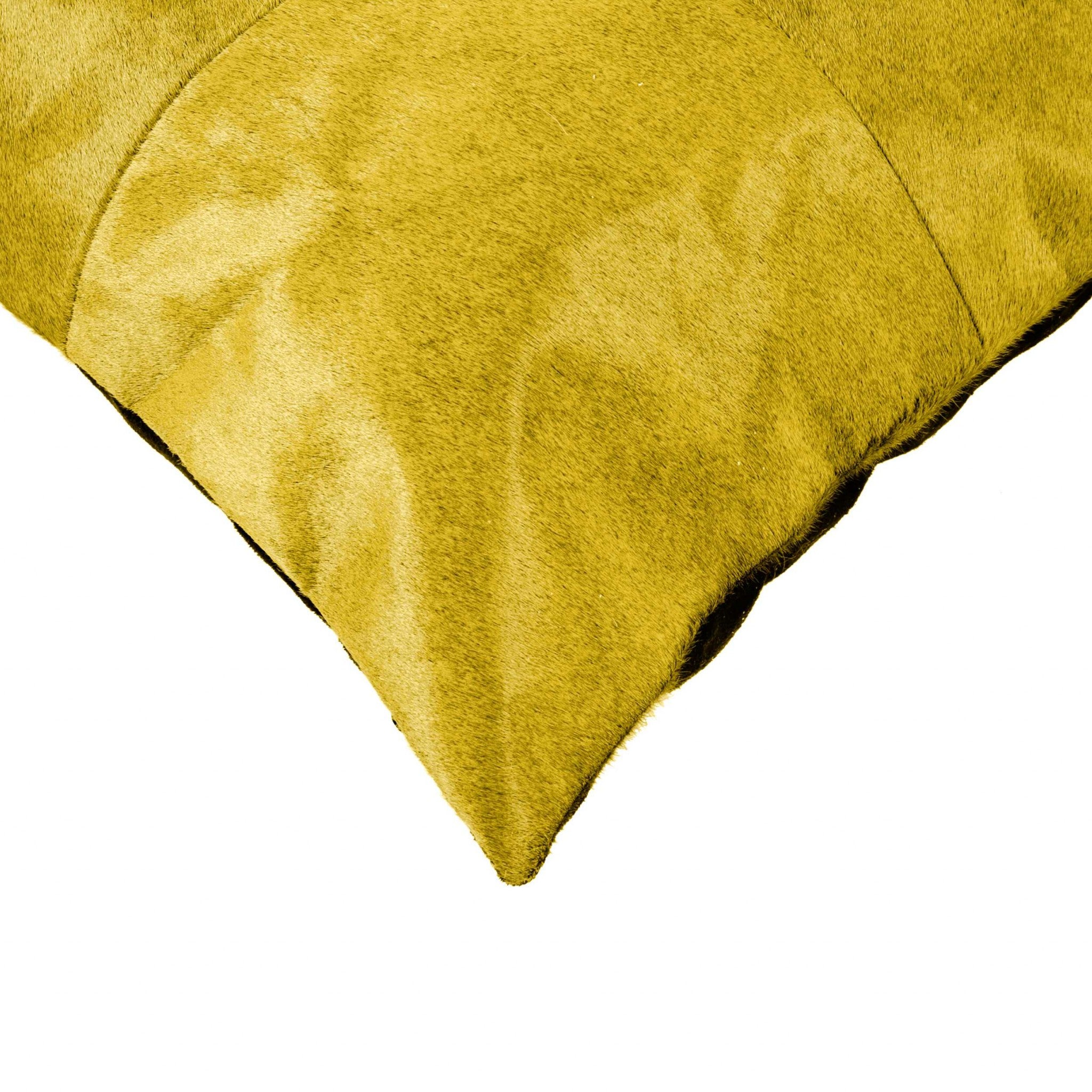 18" x 18" x 5" Yellow Quattro - Pillow