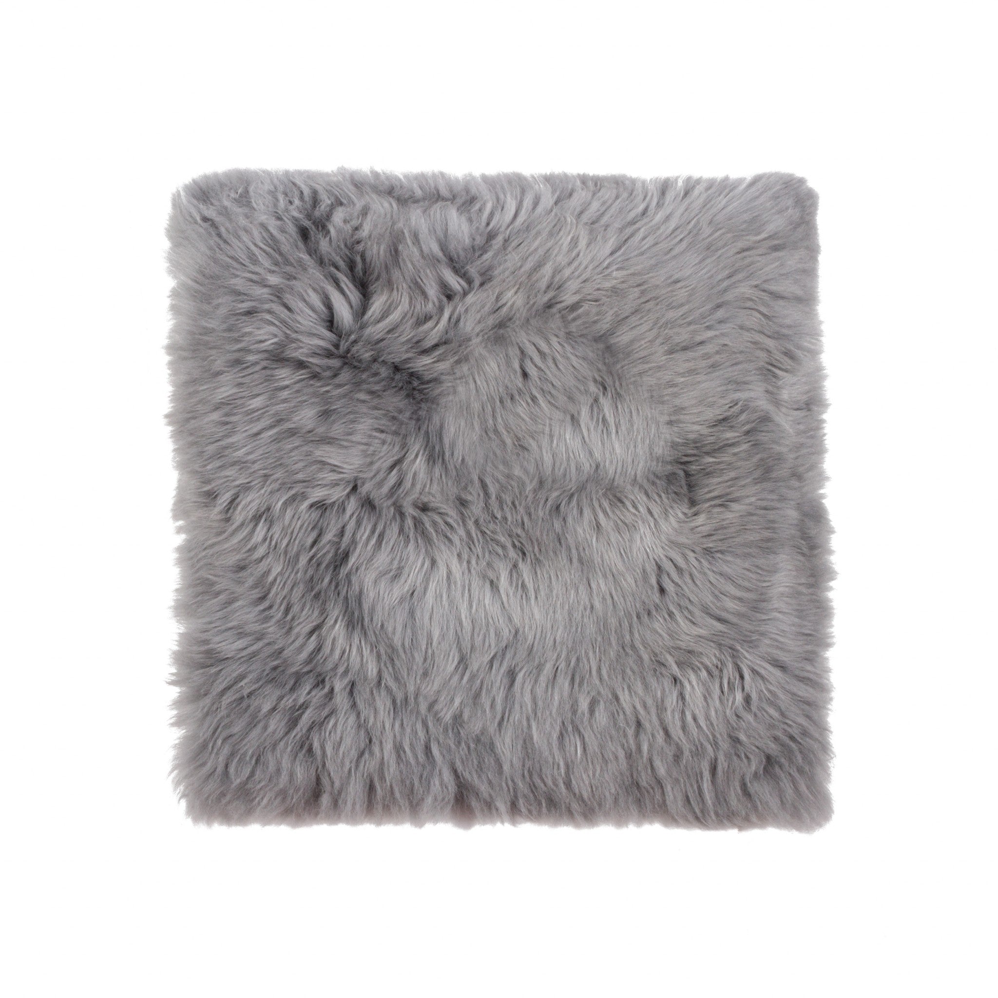 17" x 17" Gray, Sheepskin - Seat/Chair Cover