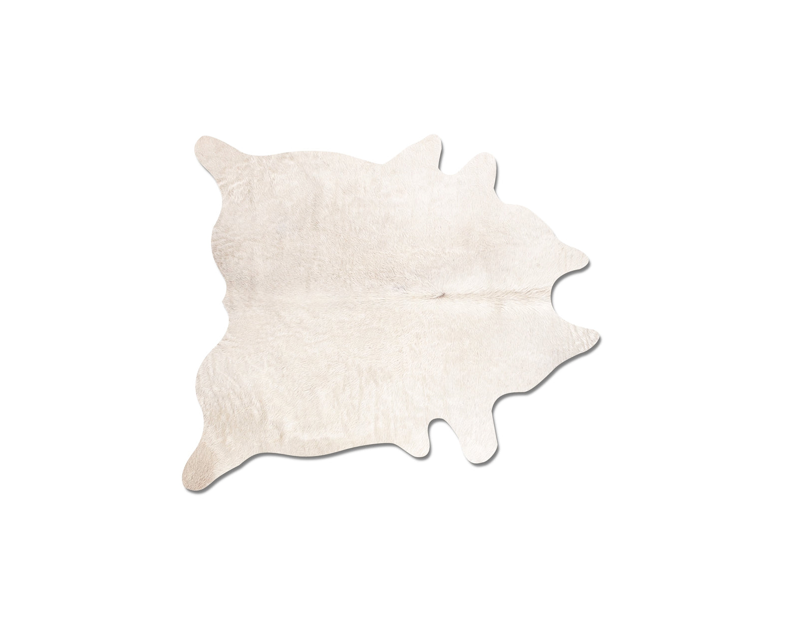 60" x 84" Off White, Cowhide - Rug