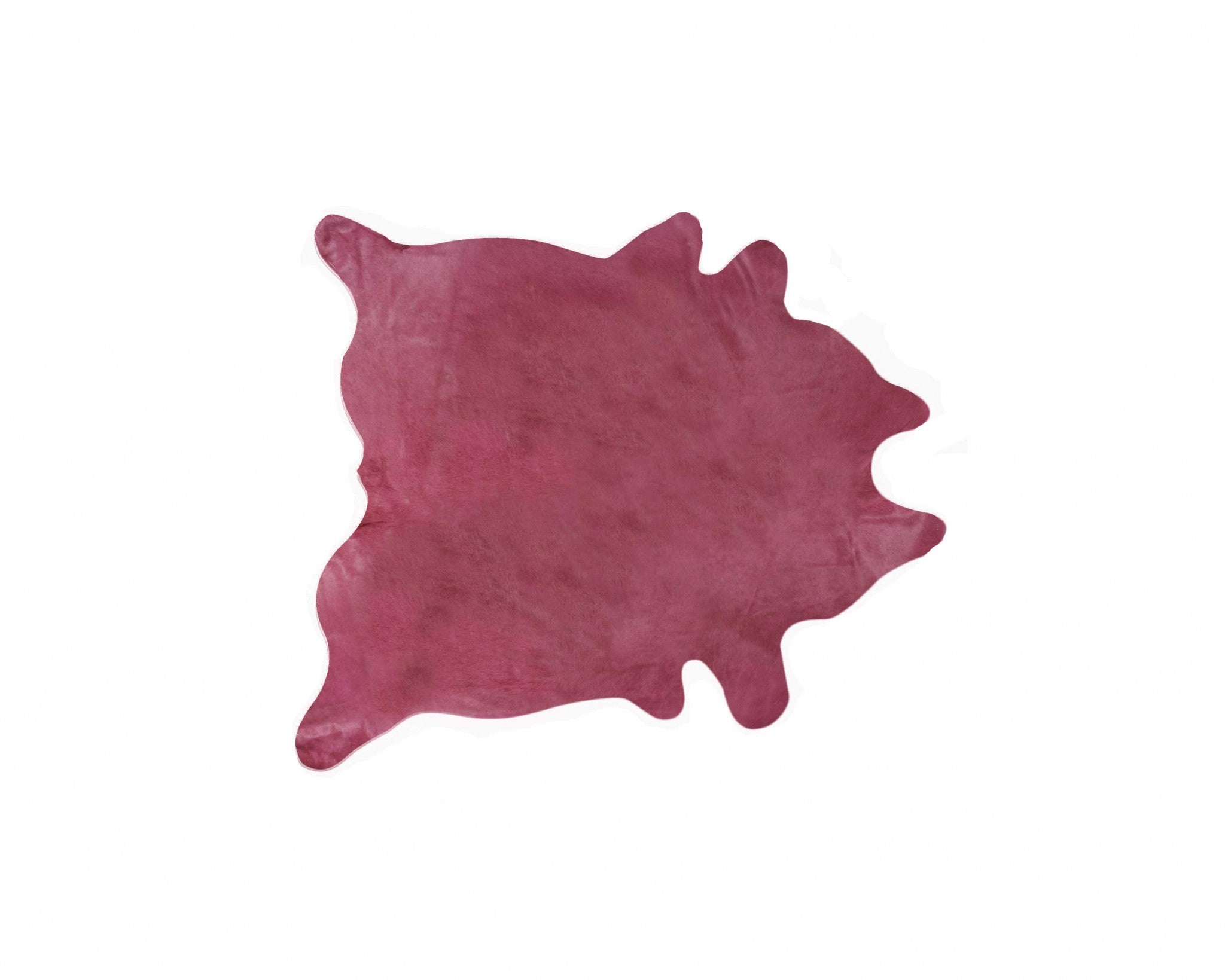60" x 84" Fuschia Cowhide - Area Rug