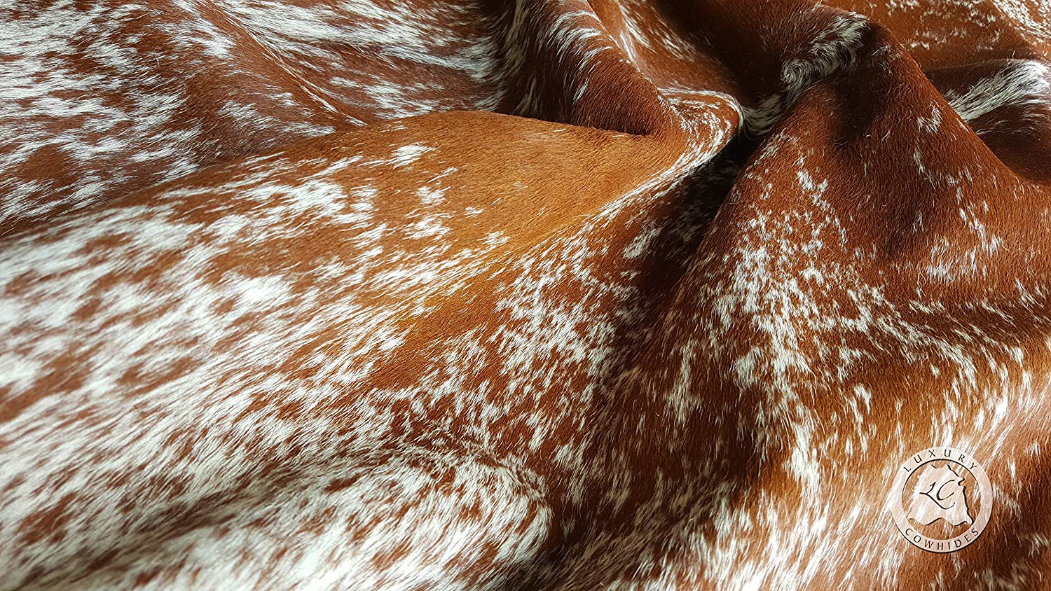 60" x 84" Salt And Pepper Brown And White Cowhide - Area Rug