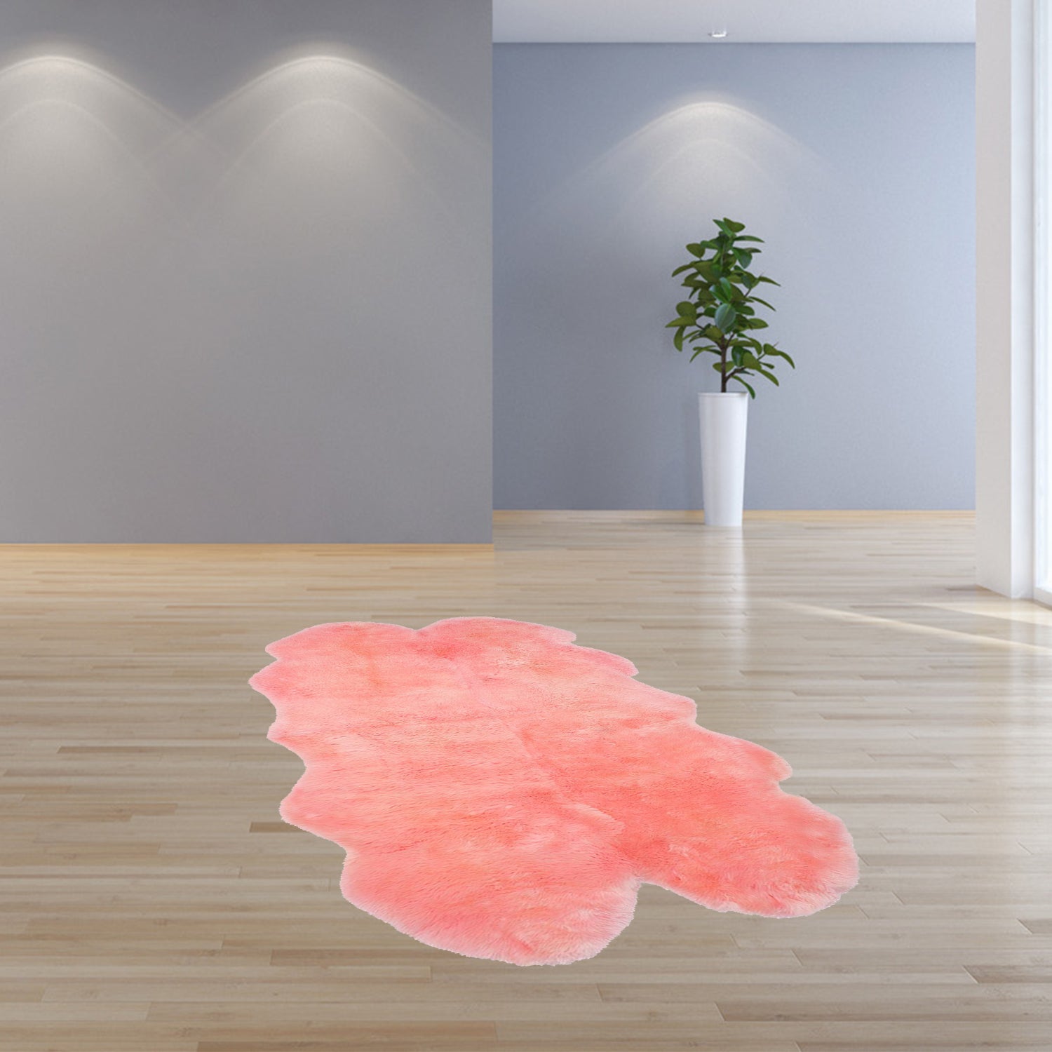 60" x 84" Salt And Pepper Chocolate And White Cowhide - Area Rug