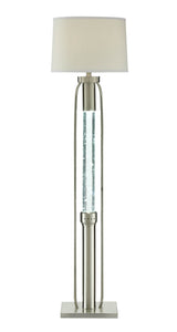 15" X 15" X 58" Sand Nickel Floor Lamp