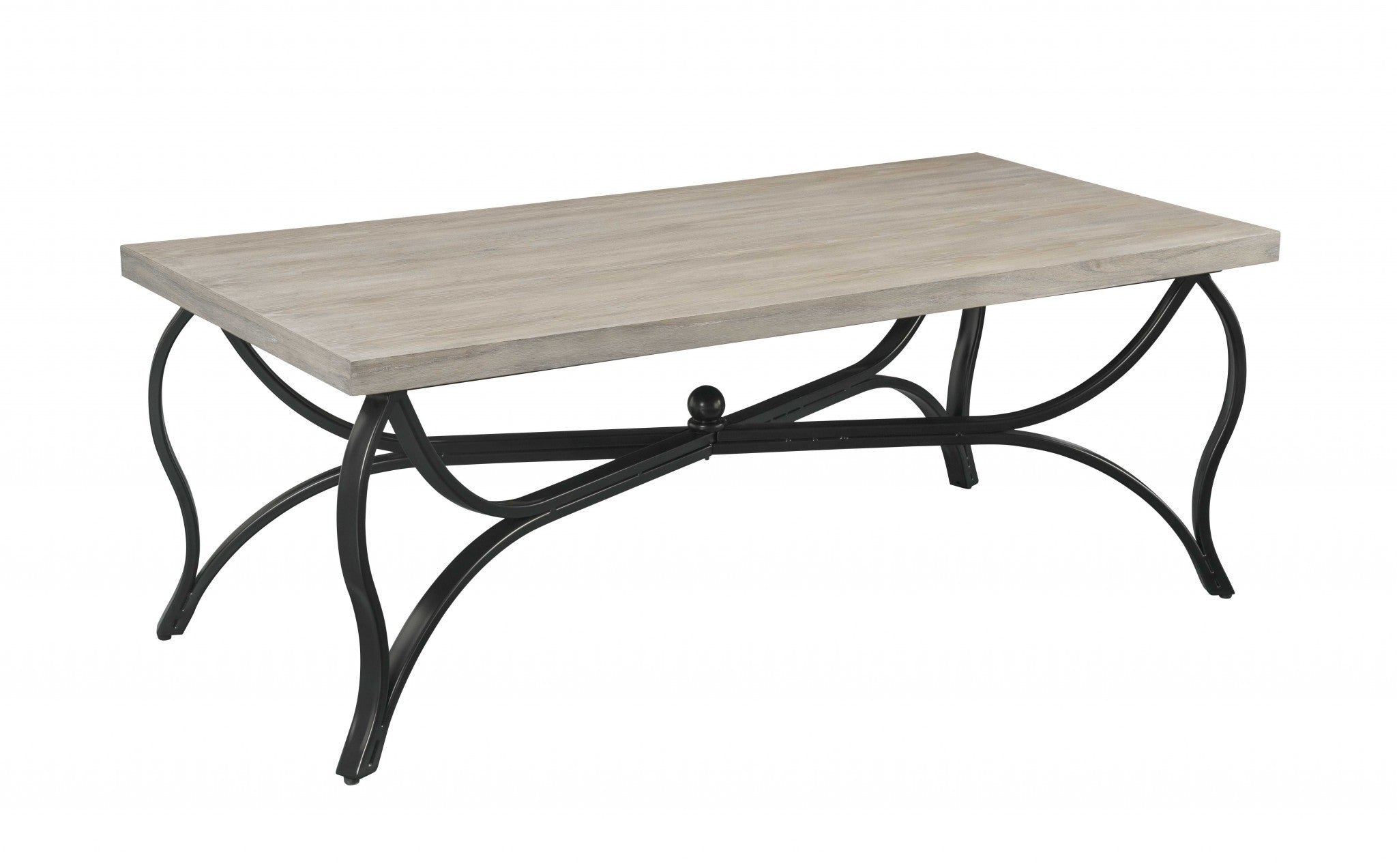 48" X 24" X 19" 3pc Gray Oak And Black Coffee And End Set