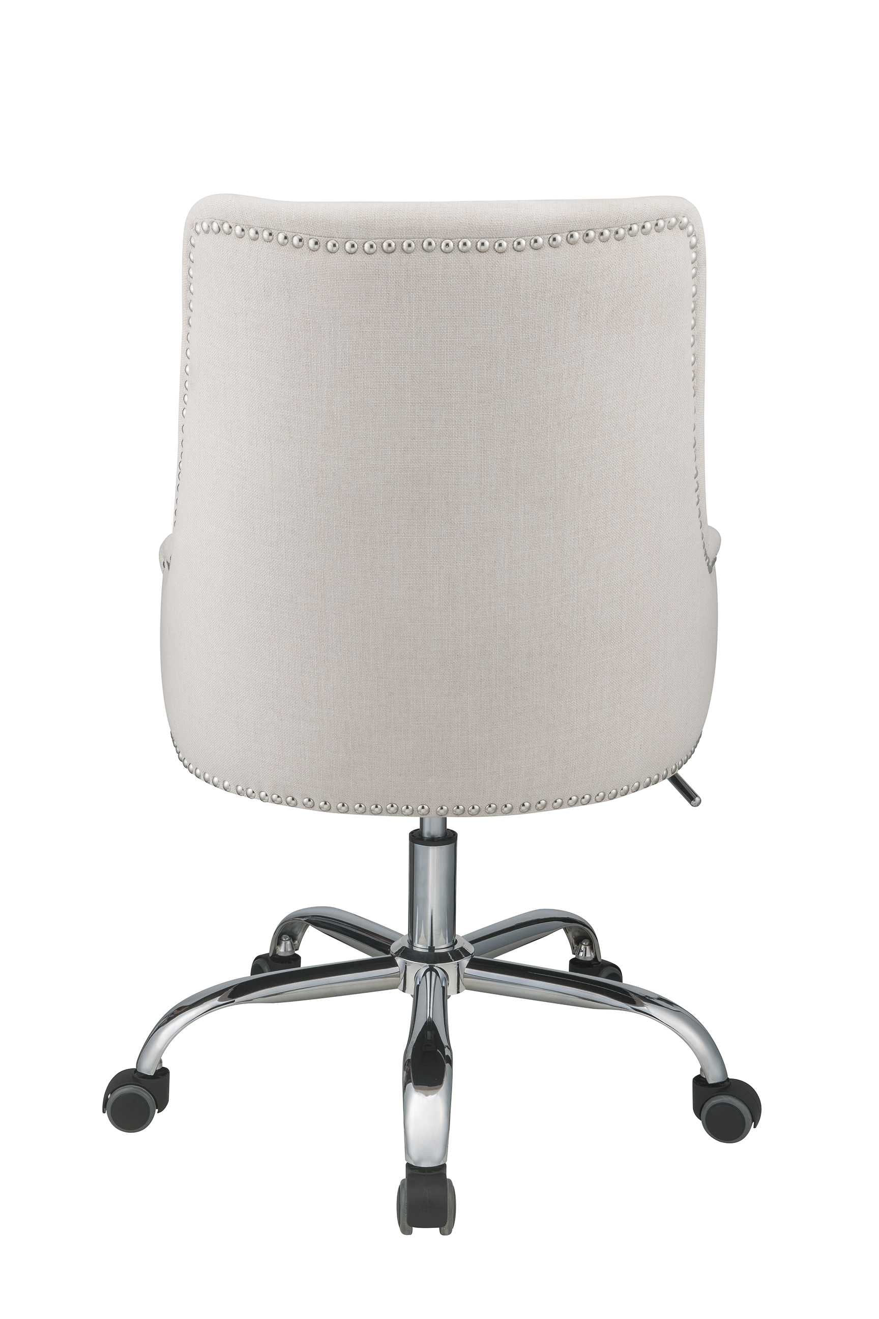 24" X 26" X 38" Beige Plywood Office Chair