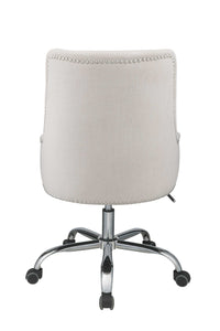24" X 26" X 38" Beige Plywood Office Chair