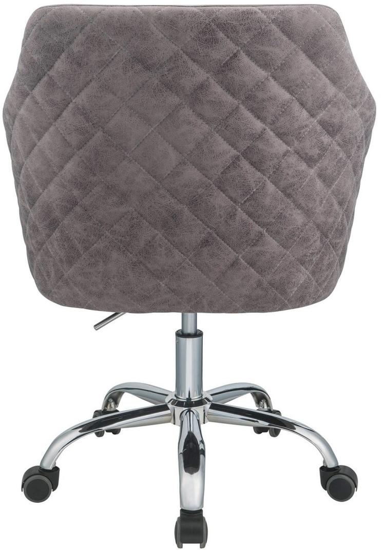 25" X 23" X 37" Dark Frey Antique Pu Office Chair