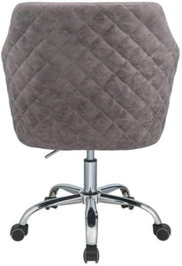 25" X 23" X 37" Dark Frey Antique Pu Office Chair