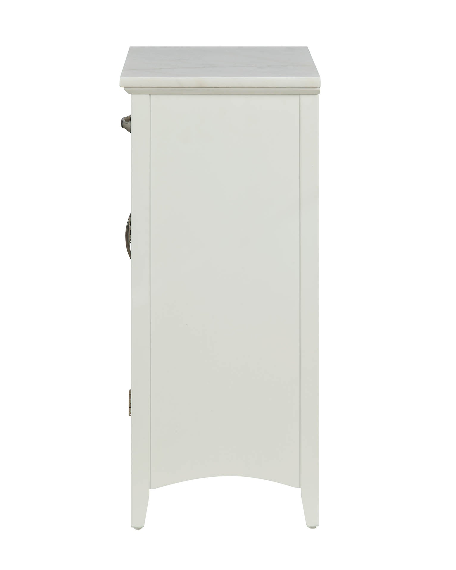 16" X 13" X 30" White Classy Cabinet